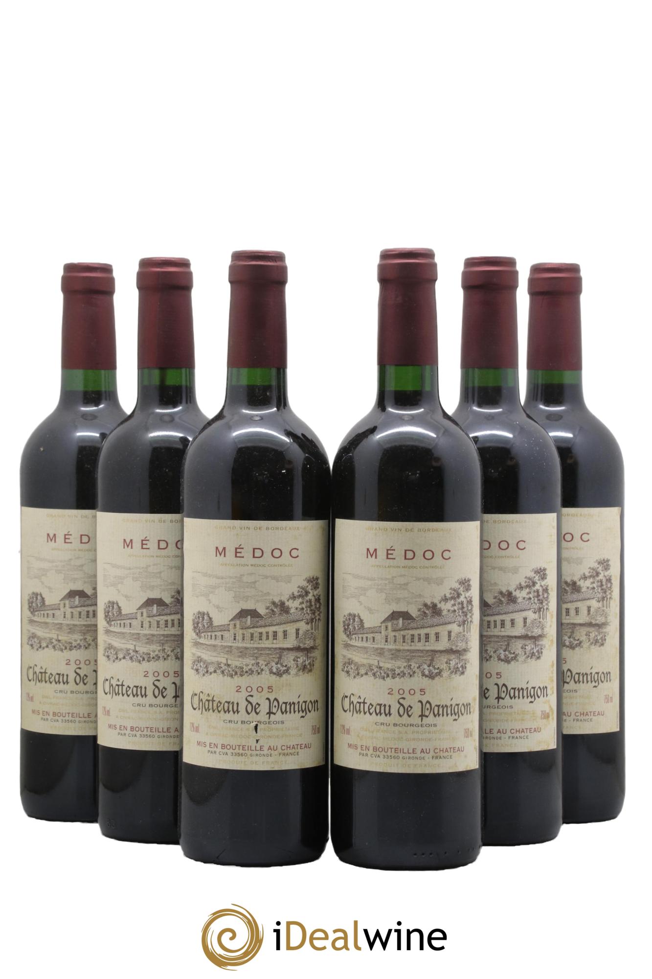 Château de Panigon Cru Bourgeois 2005 - Lotto di 6 bottiglie - 0