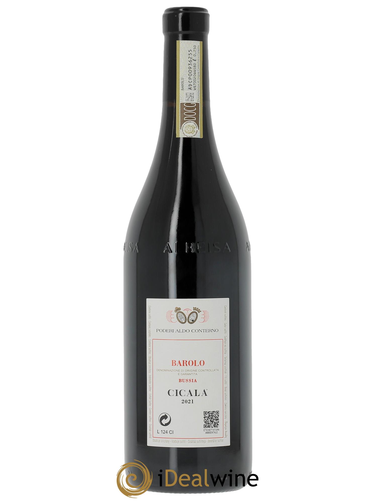 Barolo DOCG Bussia Cicala Aldo Conterno  2021 - Posten von 1 Flasche - 1
