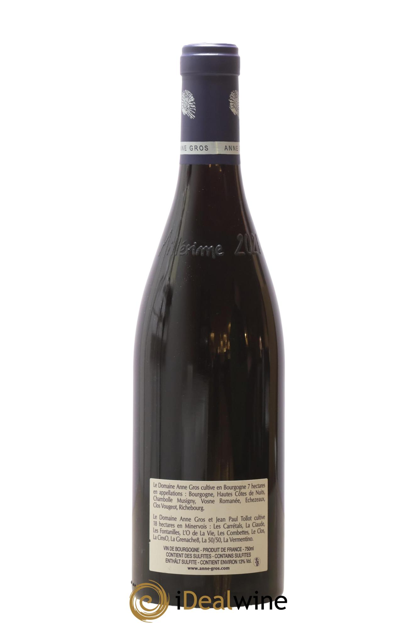 Richebourg Grand Cru Anne Gros 2021 - Lot de 1 bouteille - 1