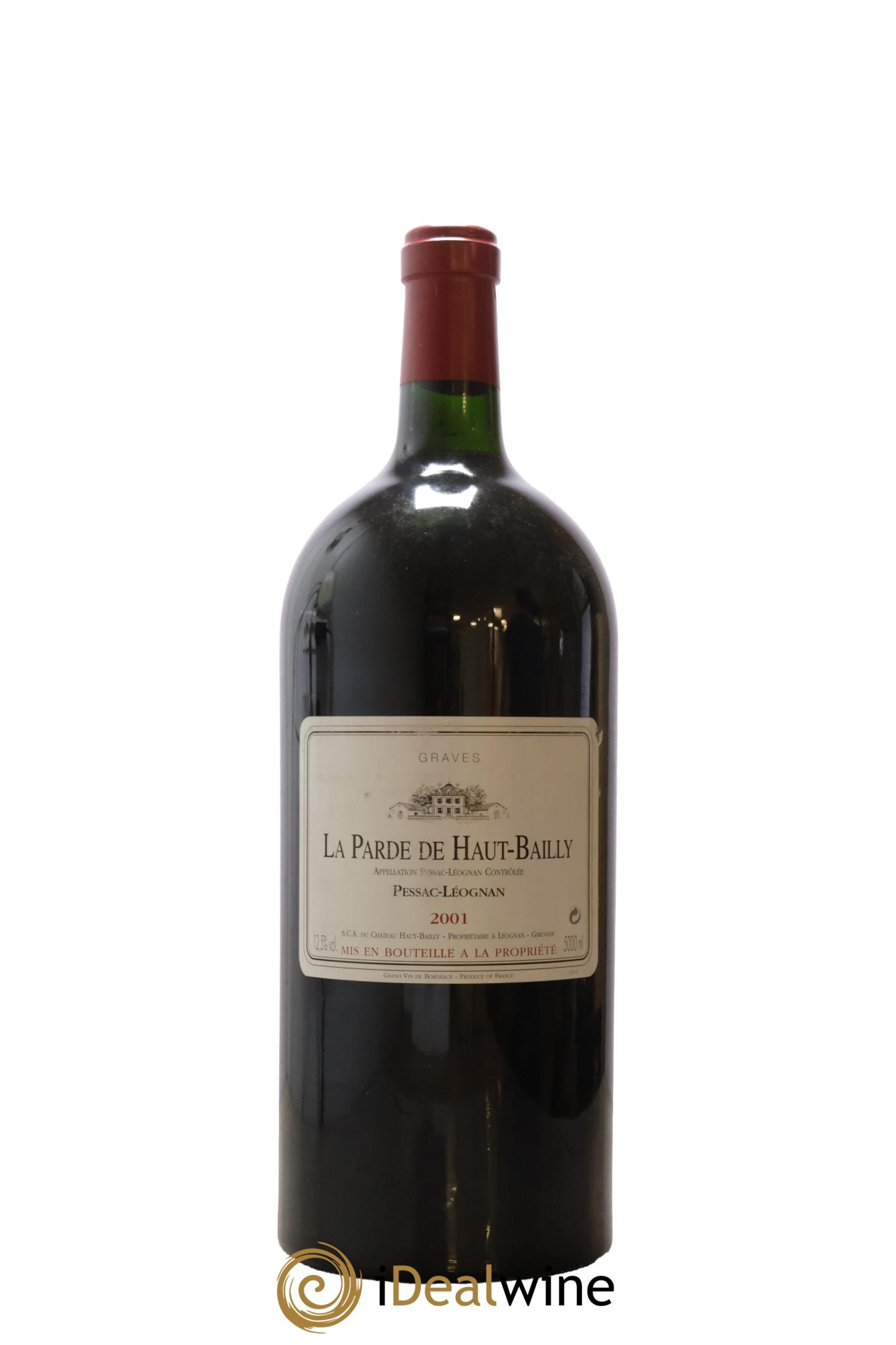 Haut Bailly II (Anciennement La Parde de Haut-Bailly) Second Vin 2001 - Lot de 1 jeroboam - 0