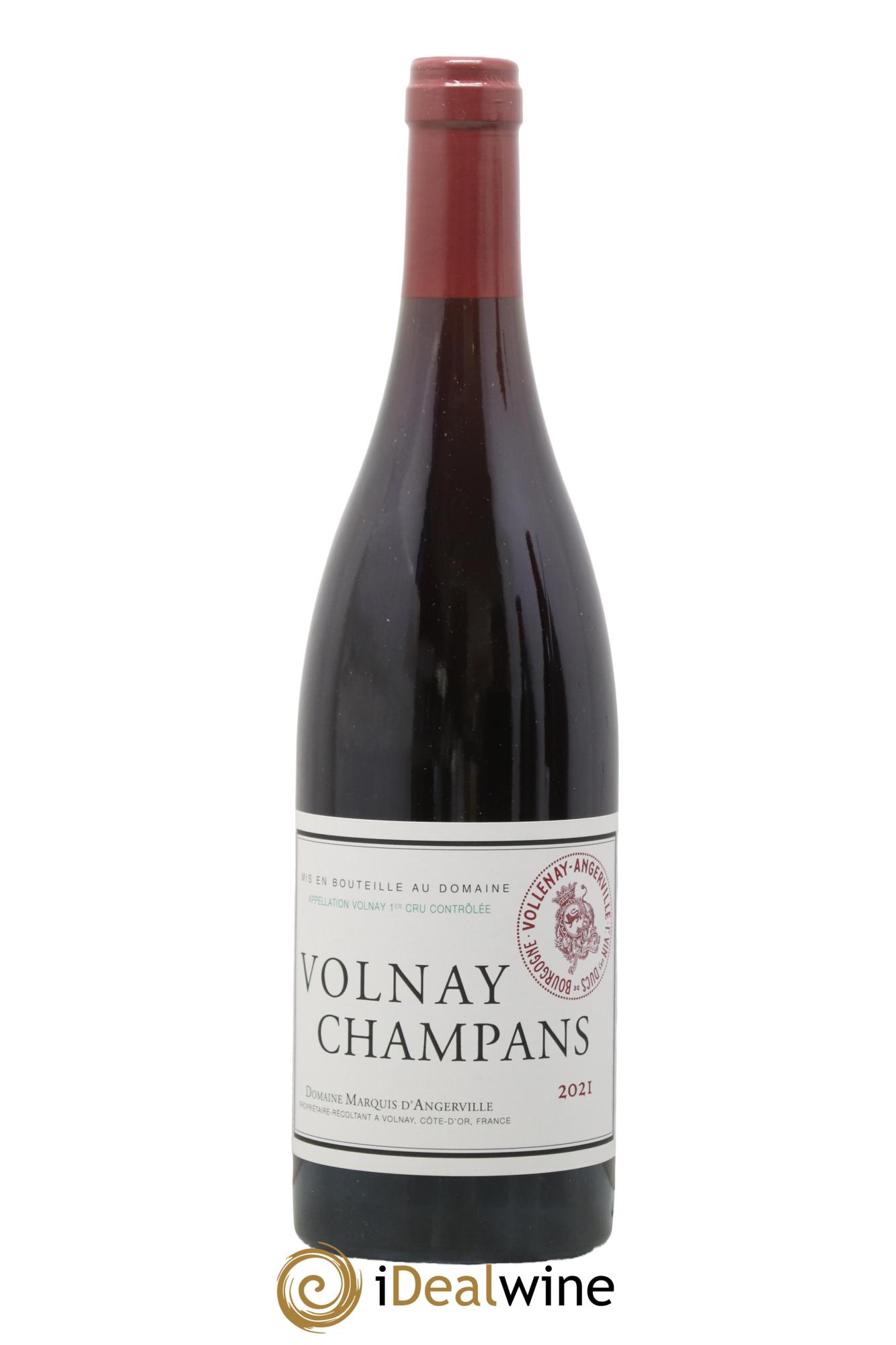 Volnay 1er Cru Champans Marquis d'Angerville (Domaine) 2021 - Lot de 1 bouteille - 0