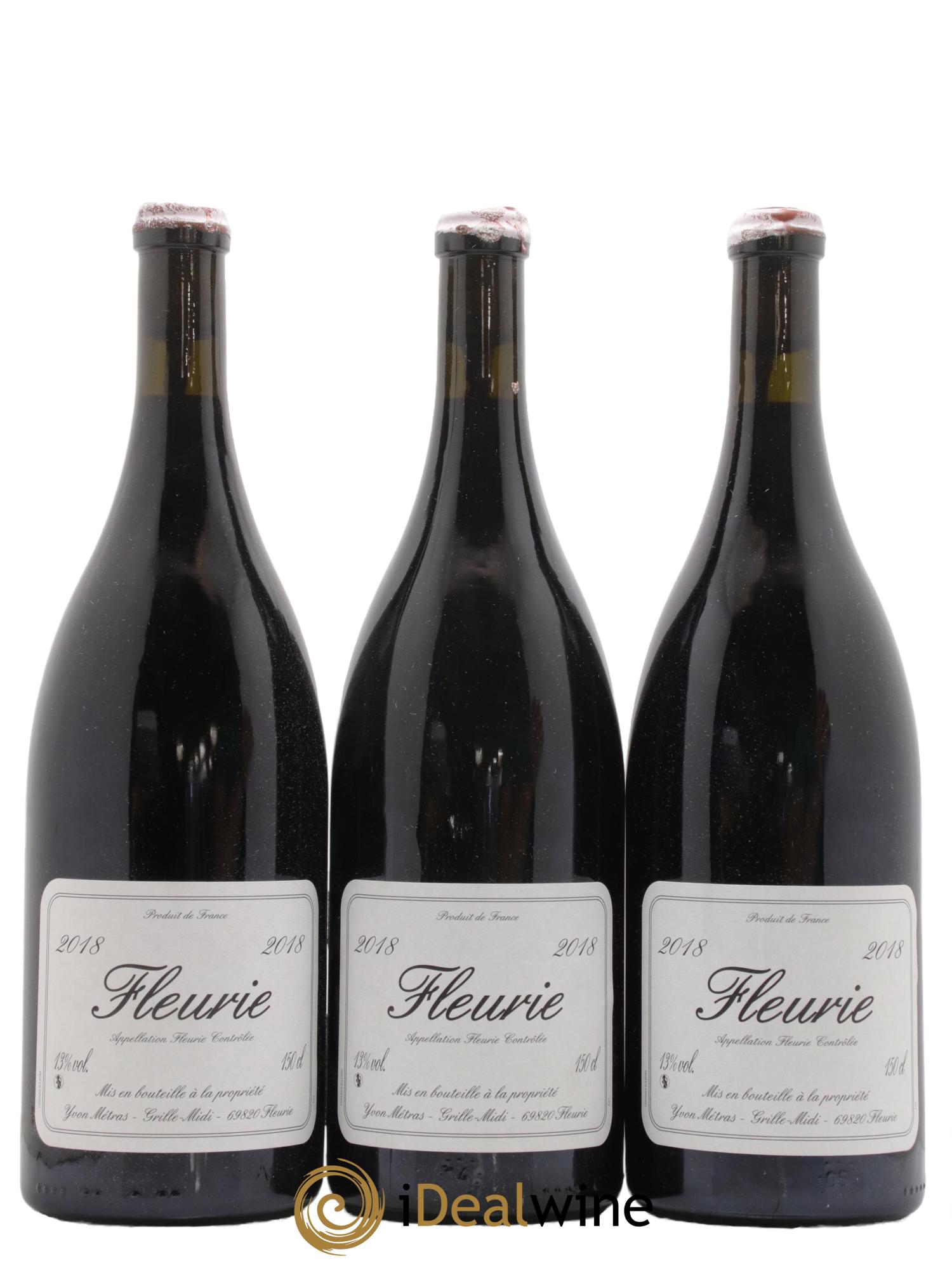 Fleurie Yvon Métras 2018 - Lot de 3 magnums - 0