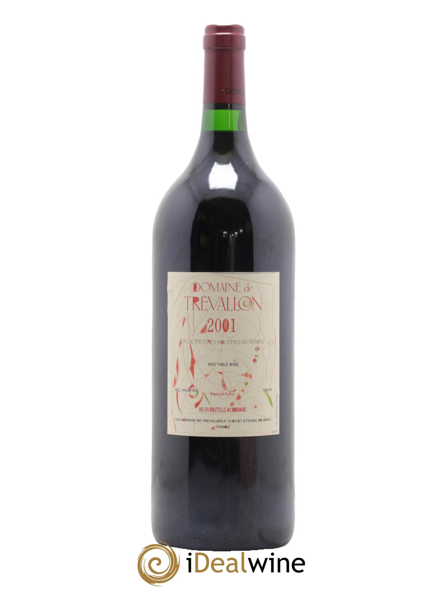 Alpilles Trévallon (Domaine de) Eloi Dürrbach 2001 - Lot de 1 magnum - 0