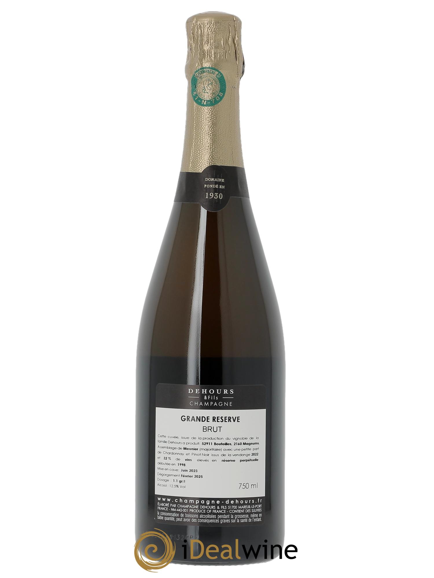 Grande Réserve Brut Dehours & Fils - Lot de 1 bouteille - 1