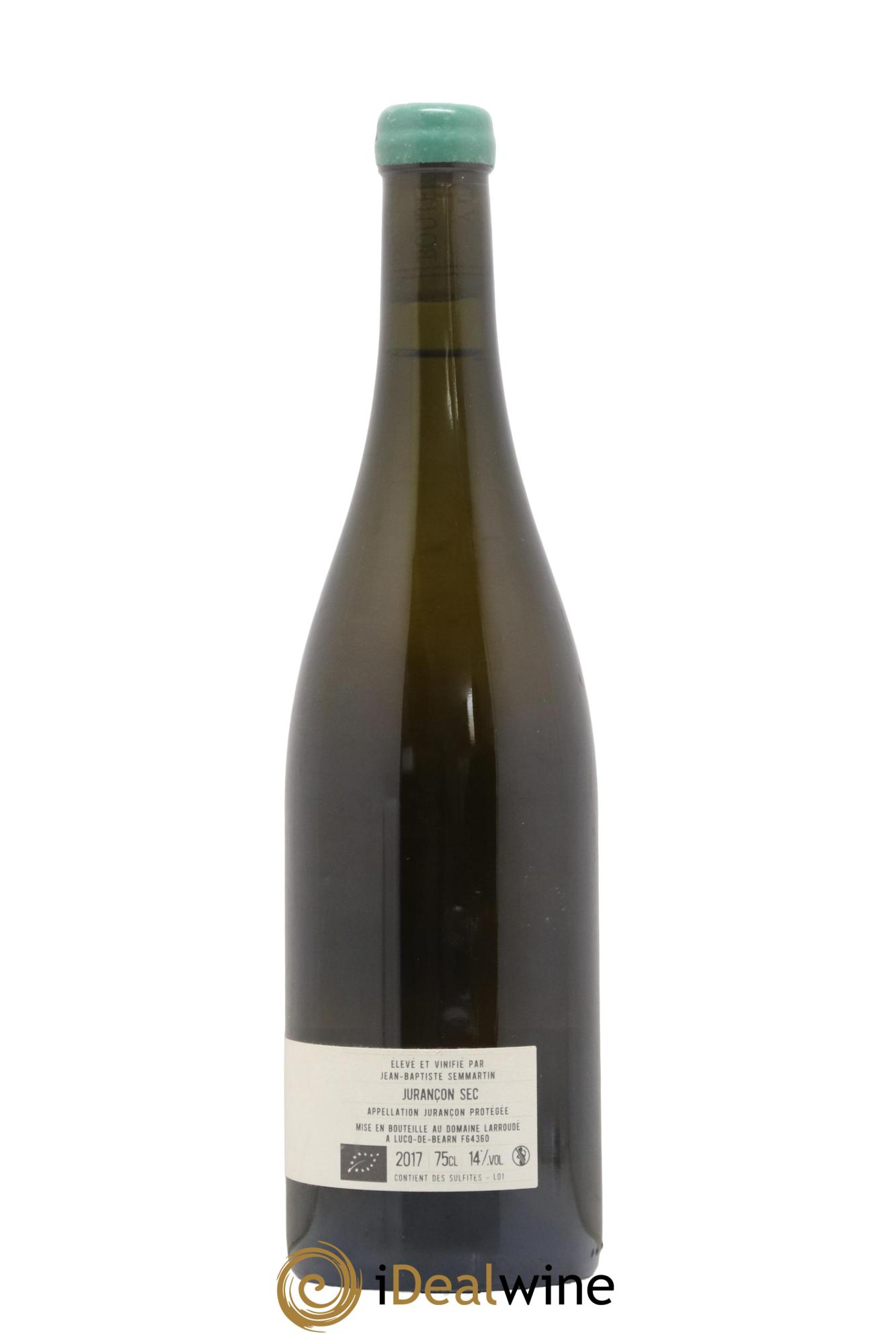Jurançon sec Haure Domaine Lajibe - Jean-Baptiste Semmartin 2017 - Lot de 1 bouteille - 1
