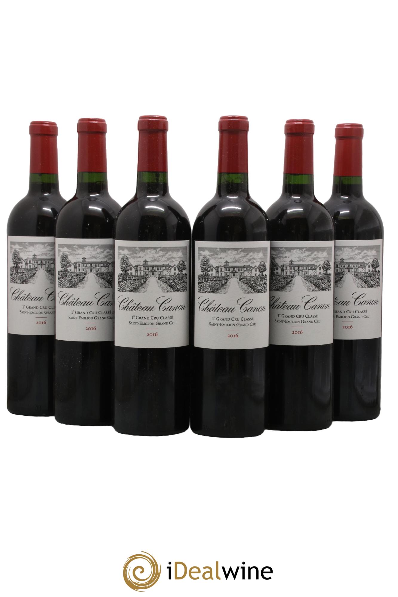 Château Canon 1er Grand Cru Classé B  2016 - Lot of 6 bottles - 0