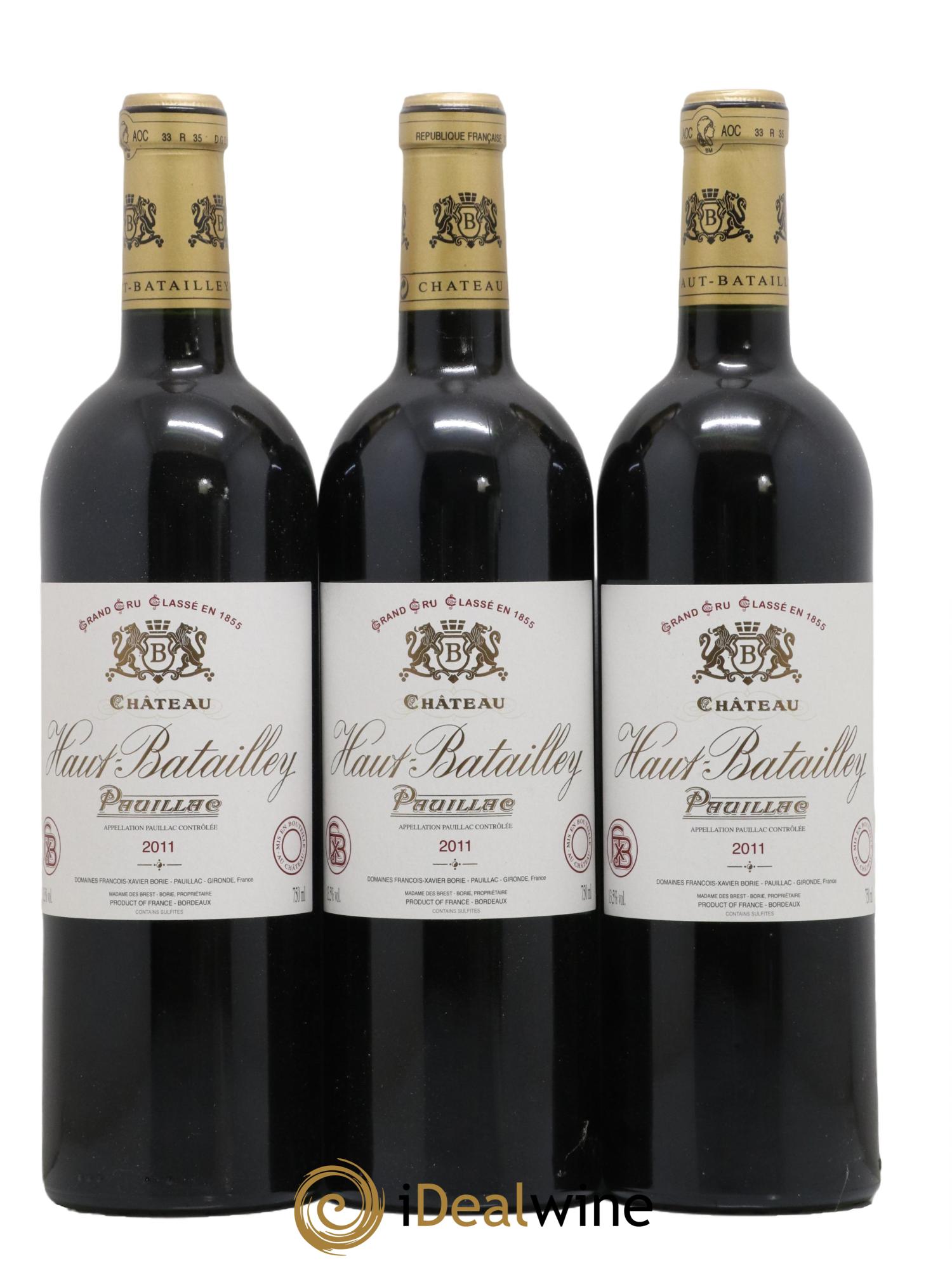 Château Haut Batailley 5ème Grand Cru Classé 2011 - Lot de 6 bouteilles - 2