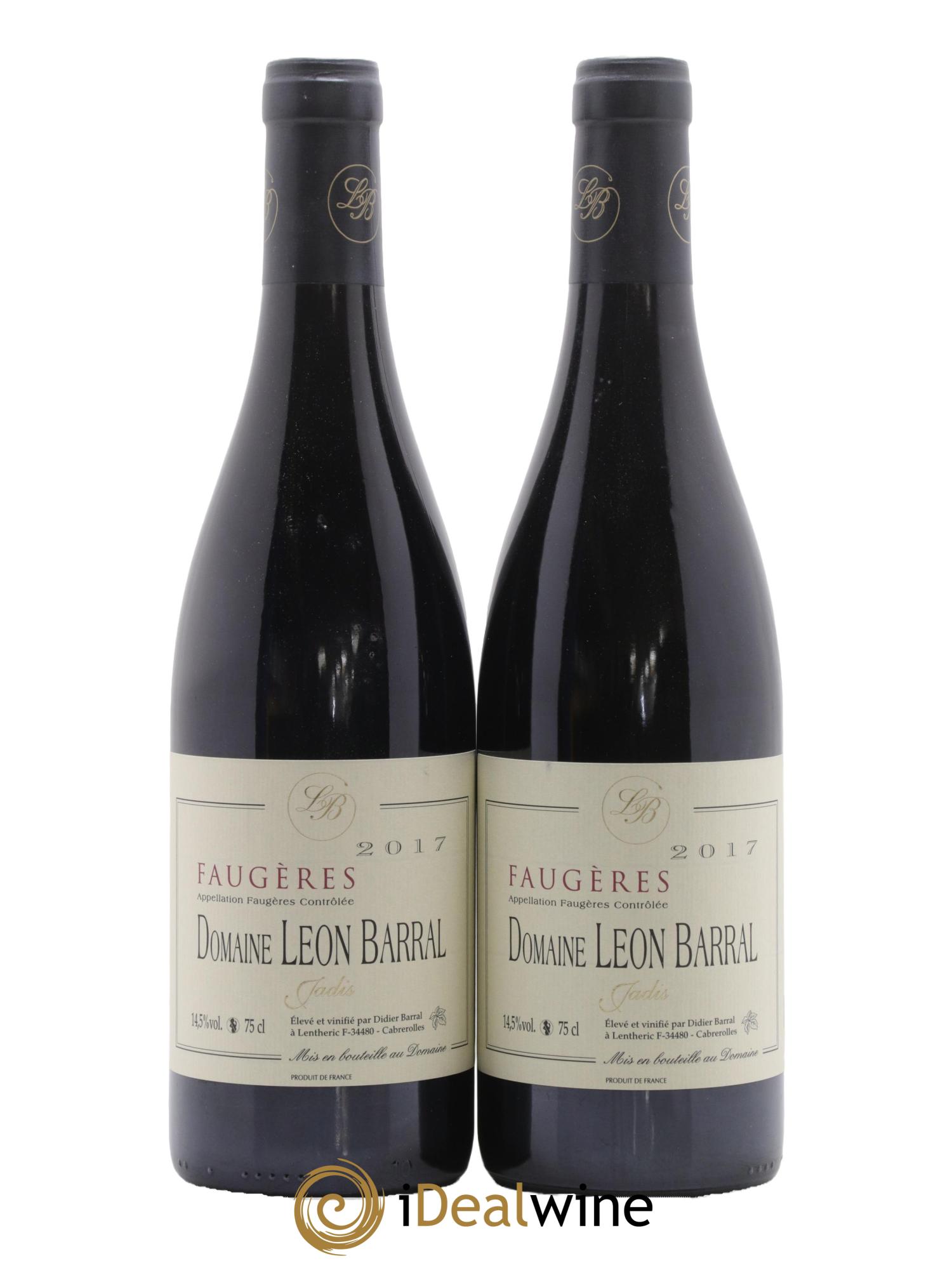 Faugères Jadis Domaine Léon Barral 2017 - Lotto di 2 bottiglie - 0