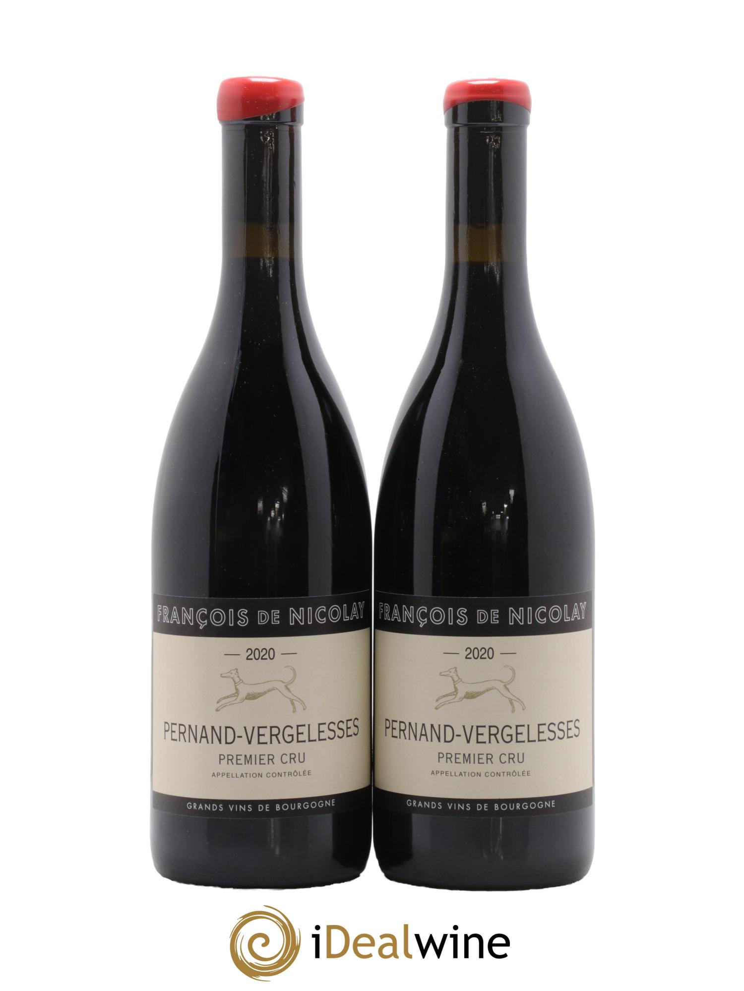 Pernand-Vergelesses 1er Cru Domaine François Nicolay 2020 - Lot de 2 bouteilles - 0