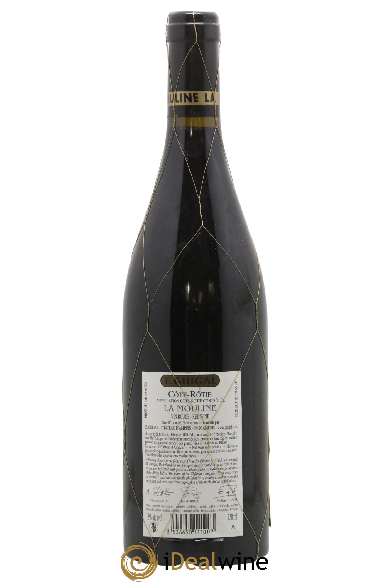 Côte-Rôtie La Mouline Guigal 2009 - Lot de 1 bouteille - 1