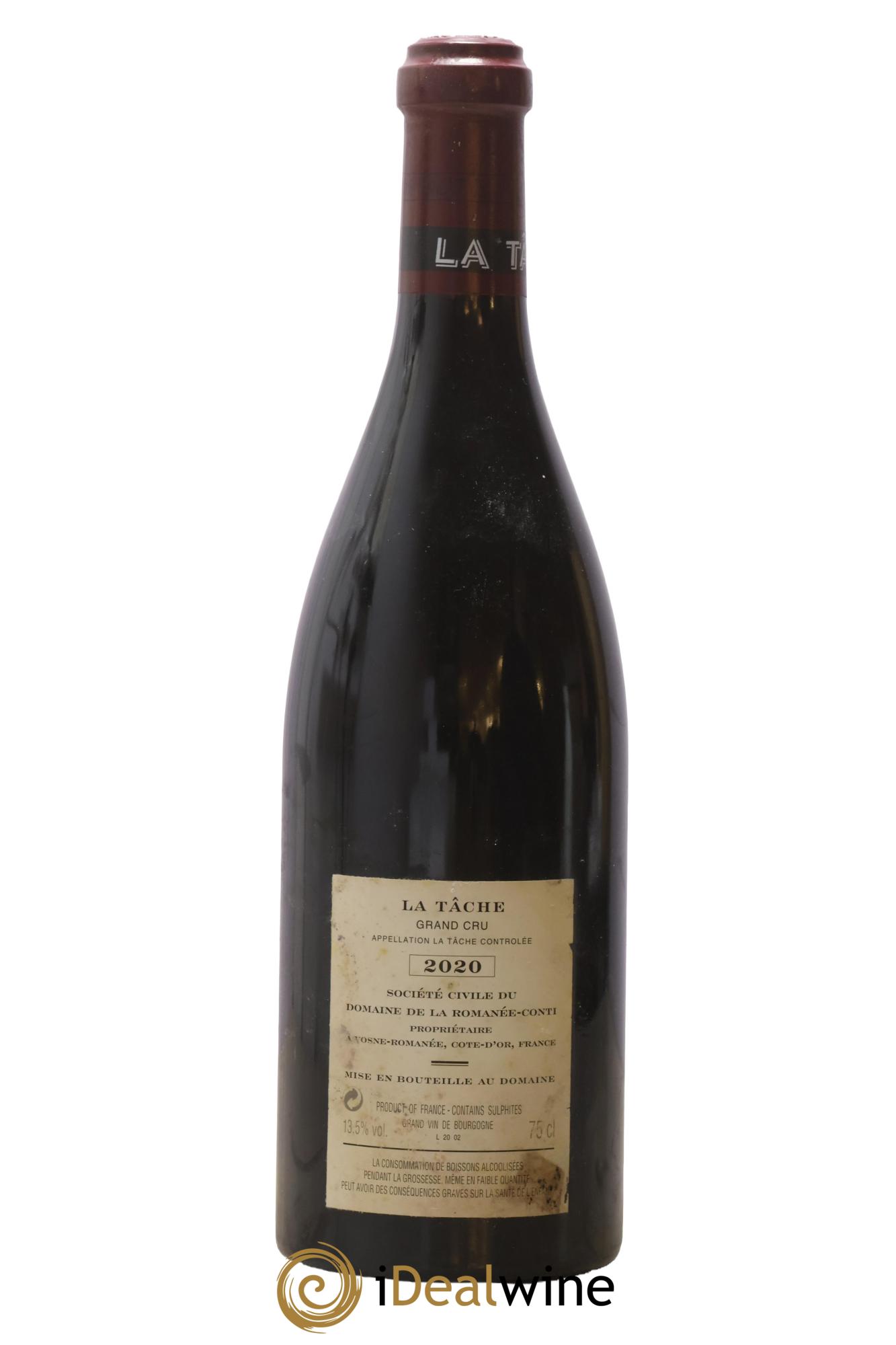 La Tâche Grand Cru Domaine de la Romanée-Conti 2020 - Lotto di 1 bottiglia - 1