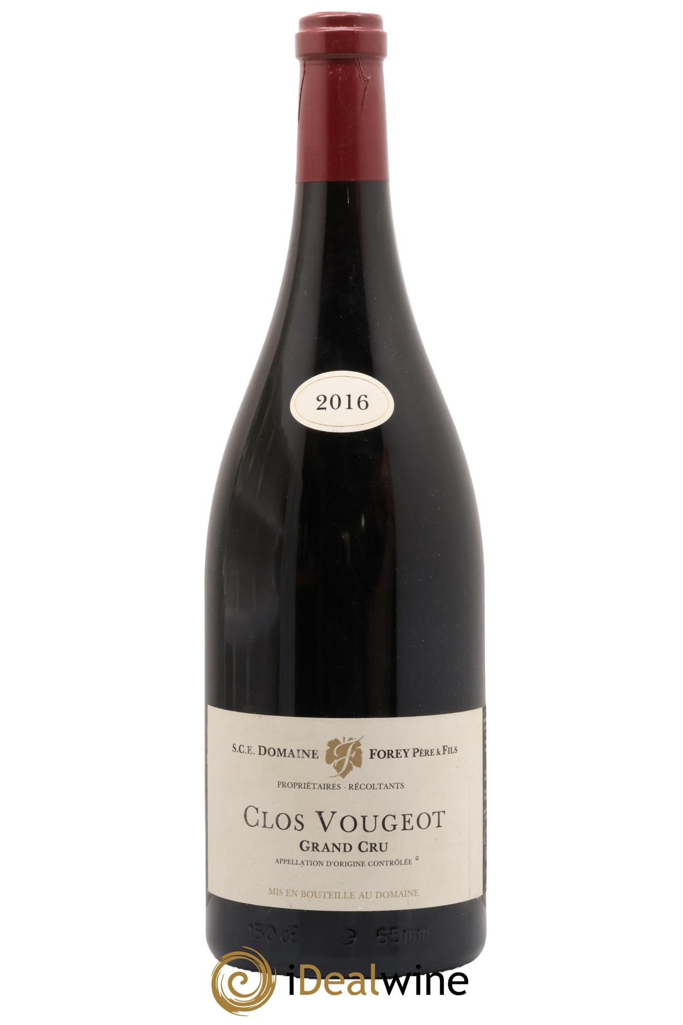 Clos de Vougeot Grand Cru Forey Père et Fils (Domaine) 2016 - Lot de 1 magnum - 0