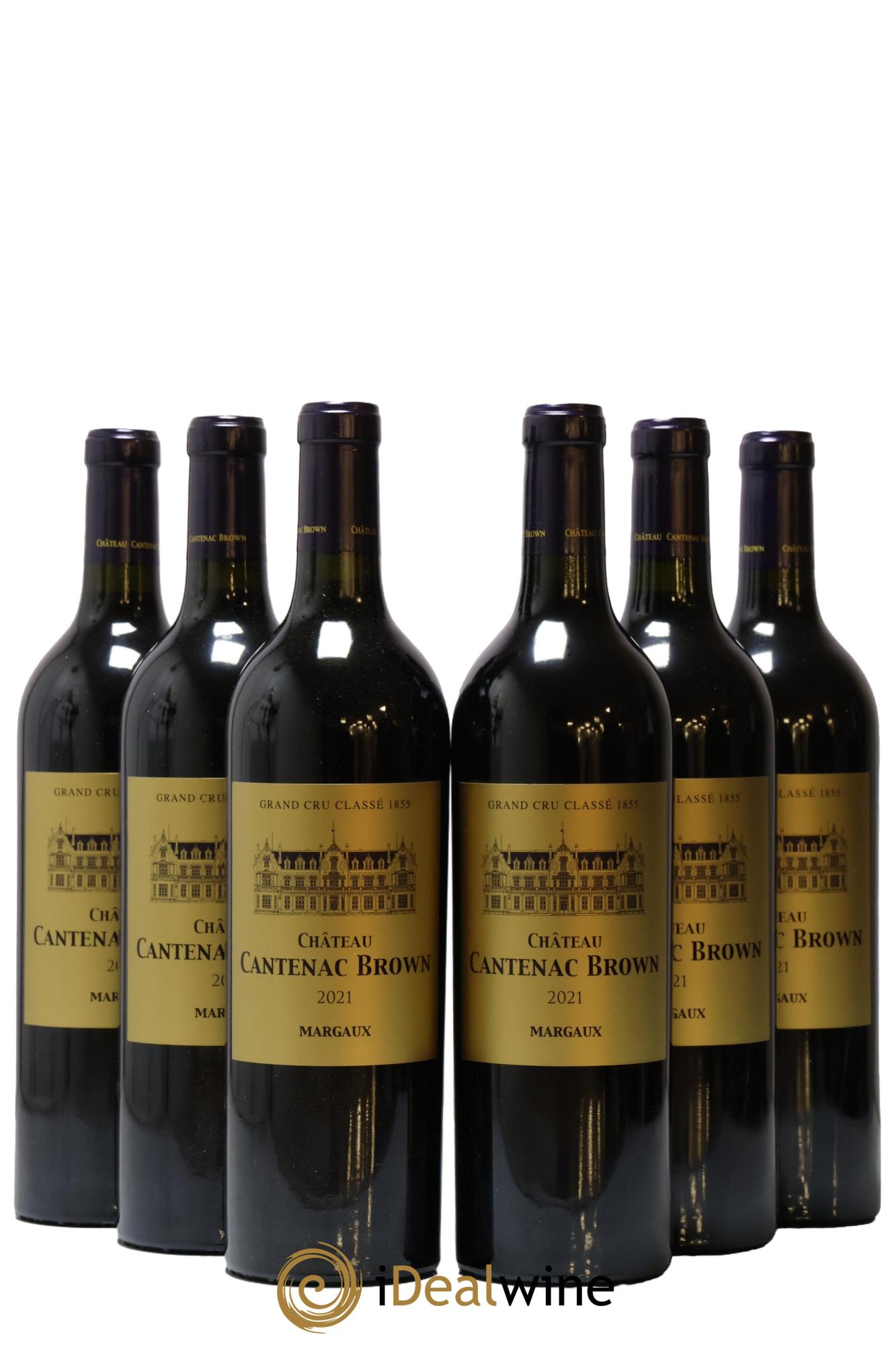 Château Cantenac Brown 3ème Grand Cru Classé  2021 - Lot de 6 bouteilles - 0