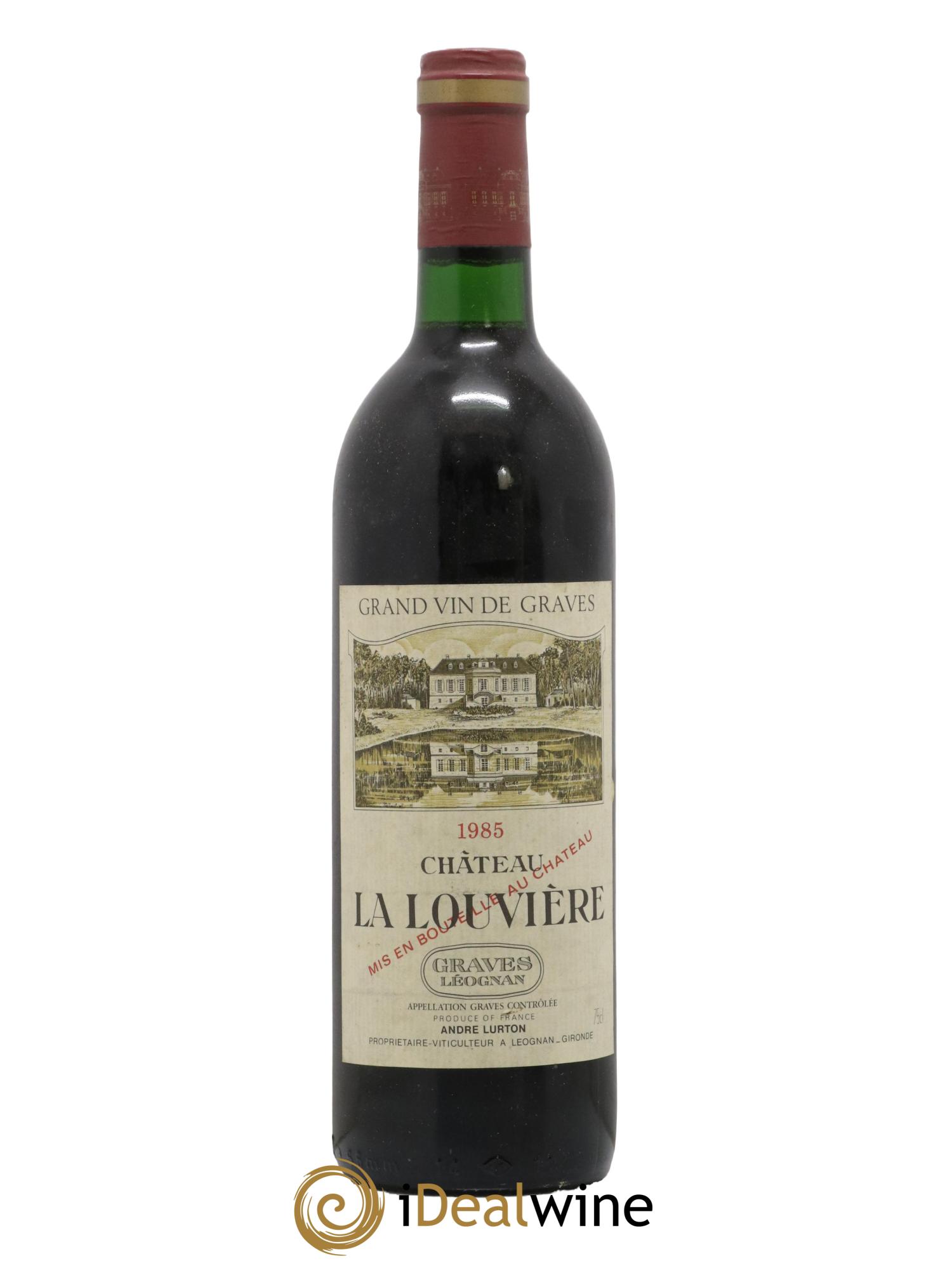 Château la Louvière 1985 - Lot de 1 bouteille - 0