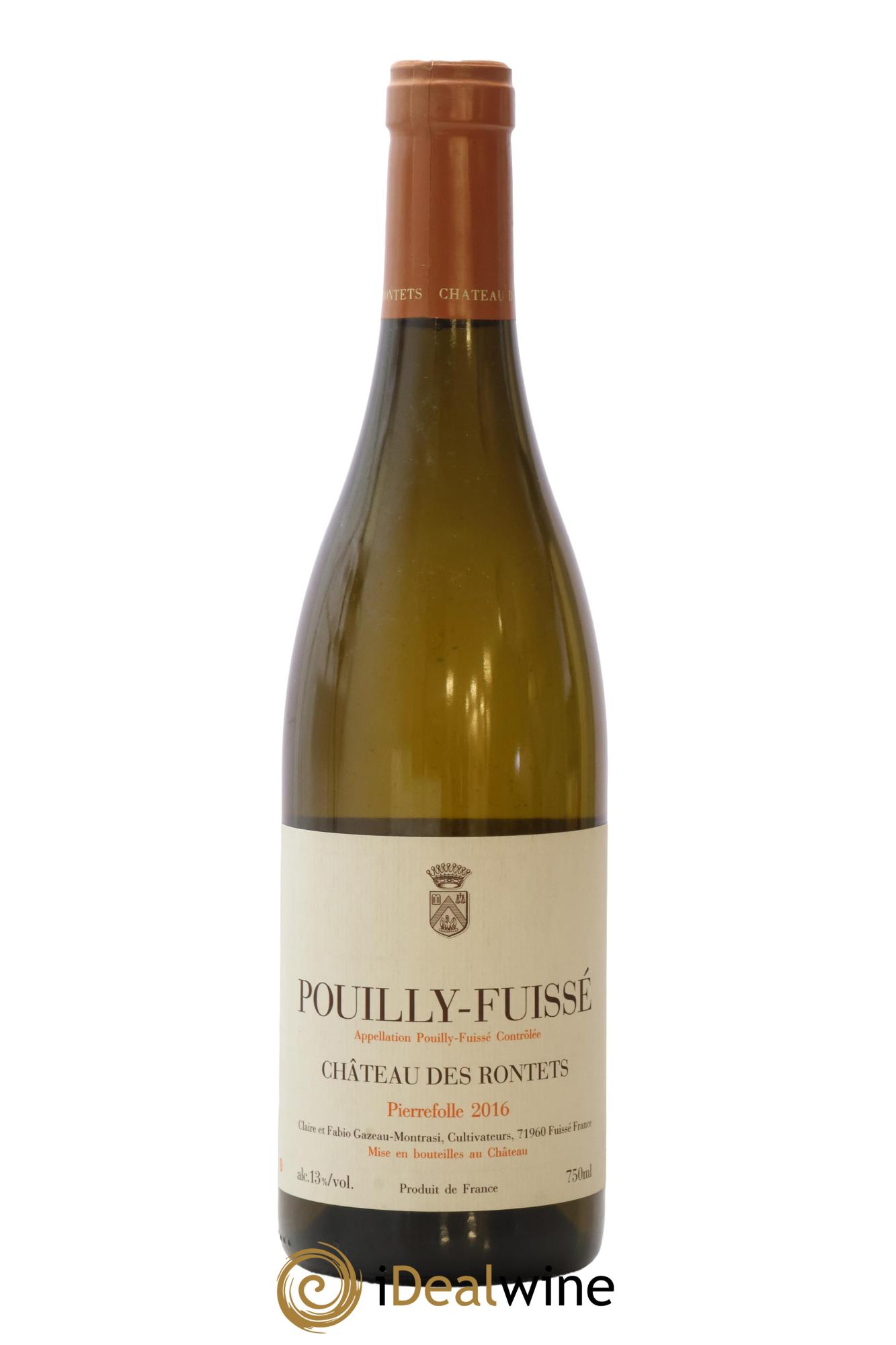 Pouilly-Fuissé Pierrefolle Château des Rontets 2016 - Posten von 1 Flasche - 0