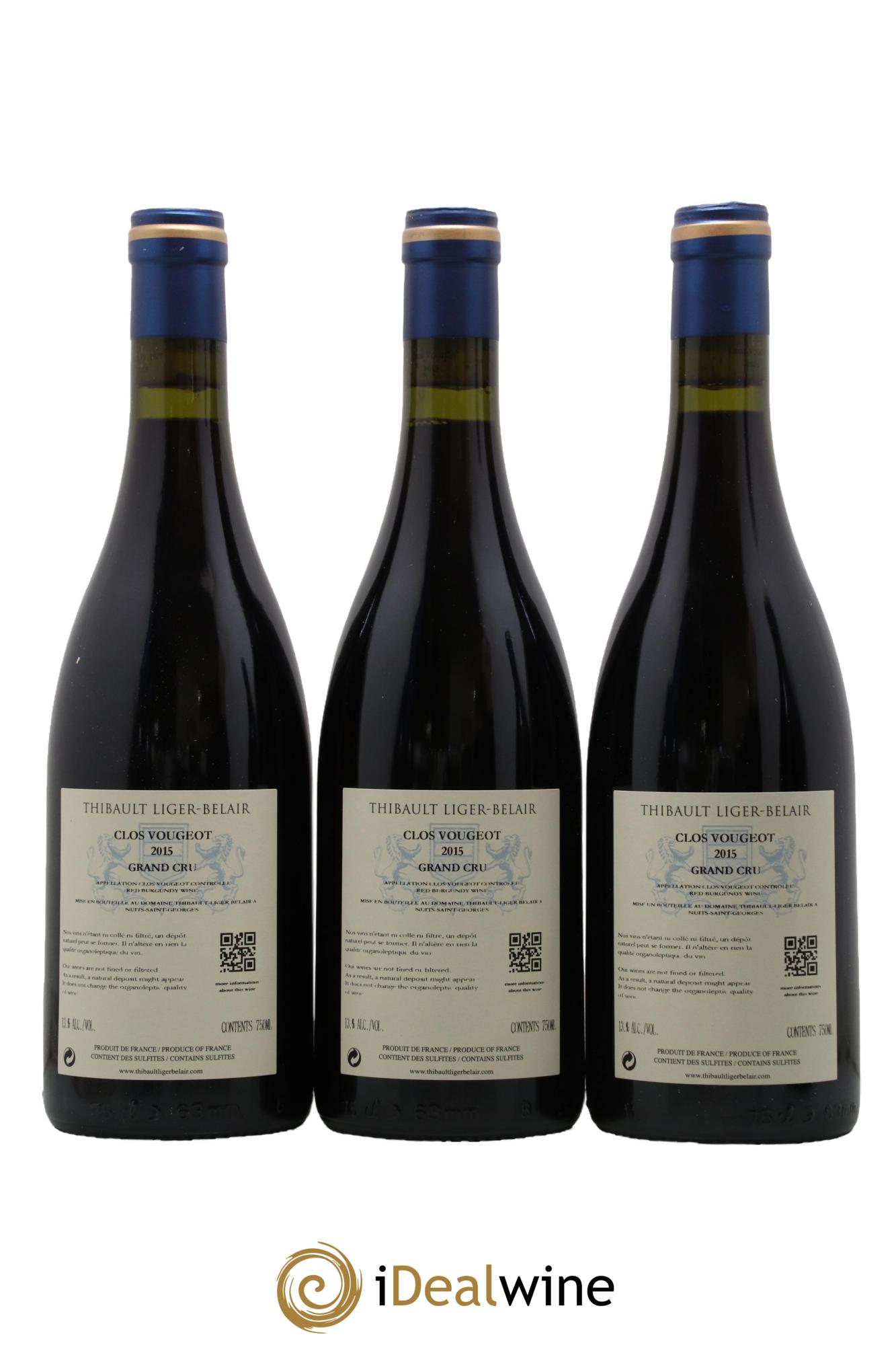 Clos de Vougeot Grand Cru Thibault Liger-Belair 2015 - Lot de 6 bouteilles - 4