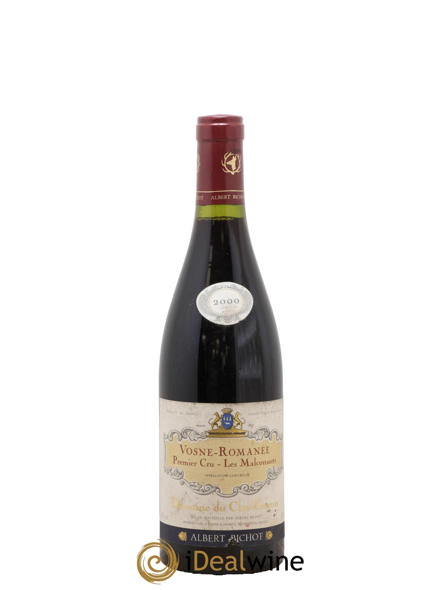 Vosne-Romanée 1er Cru Les Malconsorts Clos Frantin - Albert Bichot 2000 - Posten von 1 Flasche - 0