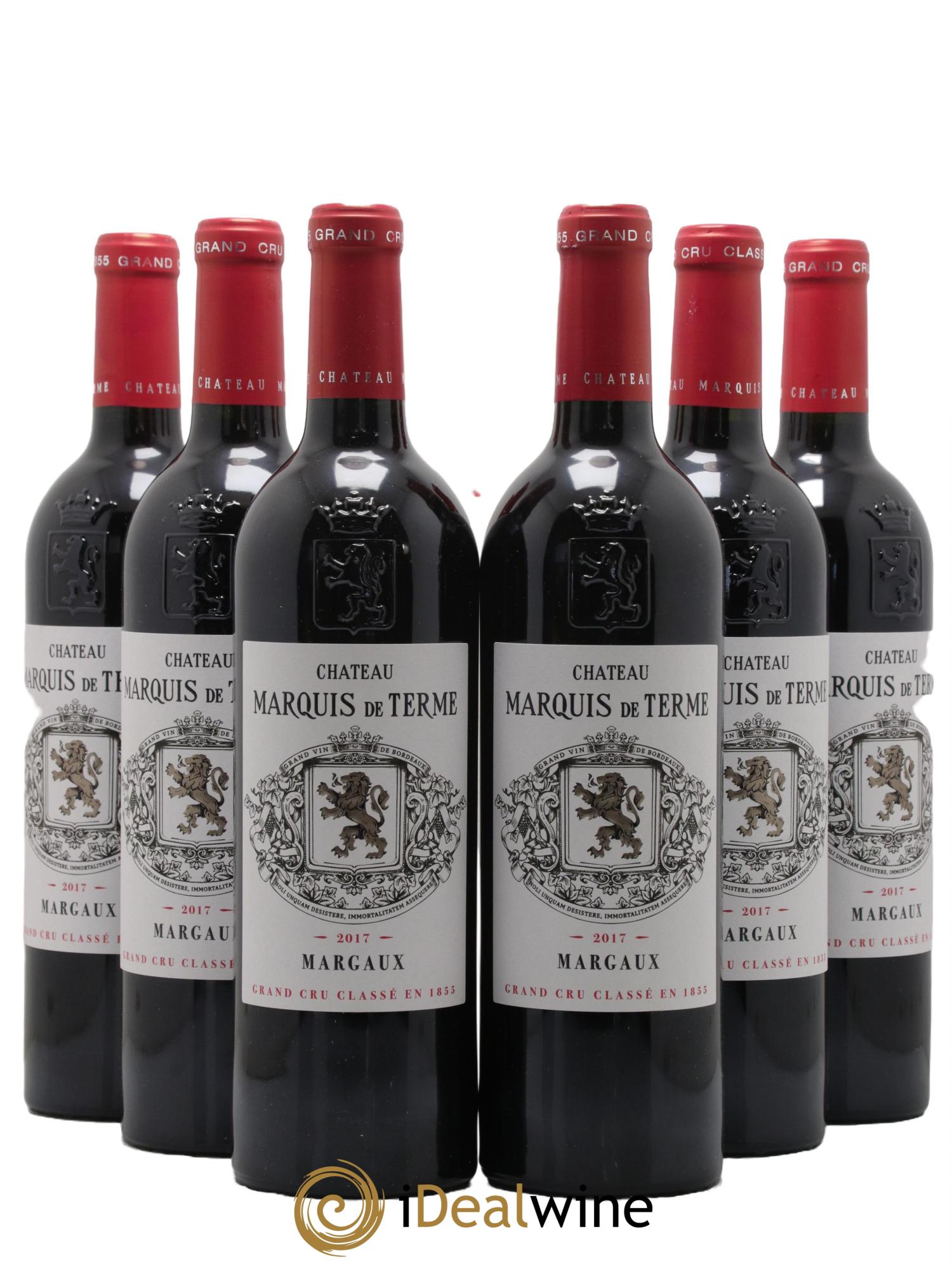 Château Marquis de Terme 4ème Grand Cru Classé 2017 - Lot de 6 bouteilles - 0