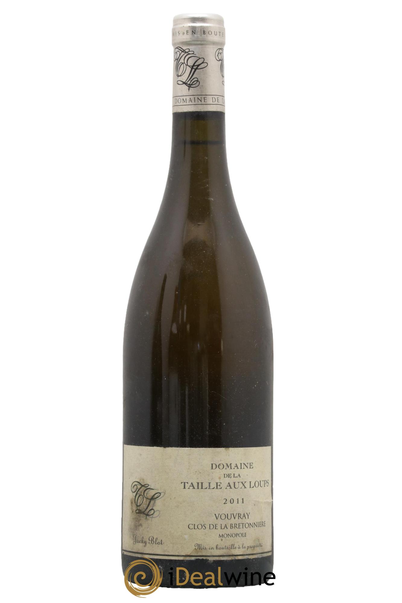 Vouvray Clos de la Bretonnière La Taille aux Loups 2011 - Lot de 1 bouteille - 0