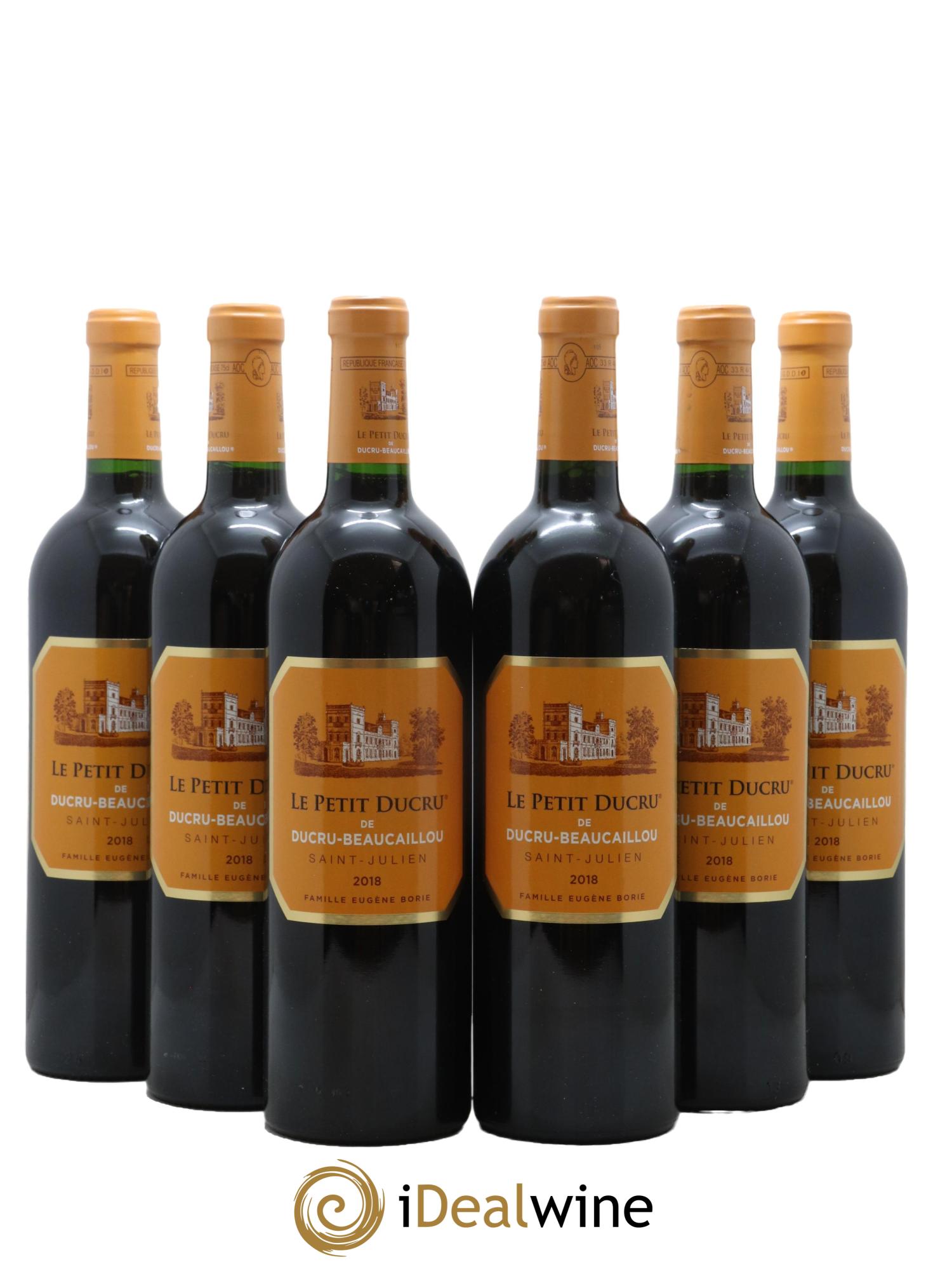 Le Petit Ducru de Ducru-Beaucaillou 2018 - Lot de 6 bouteilles - 0