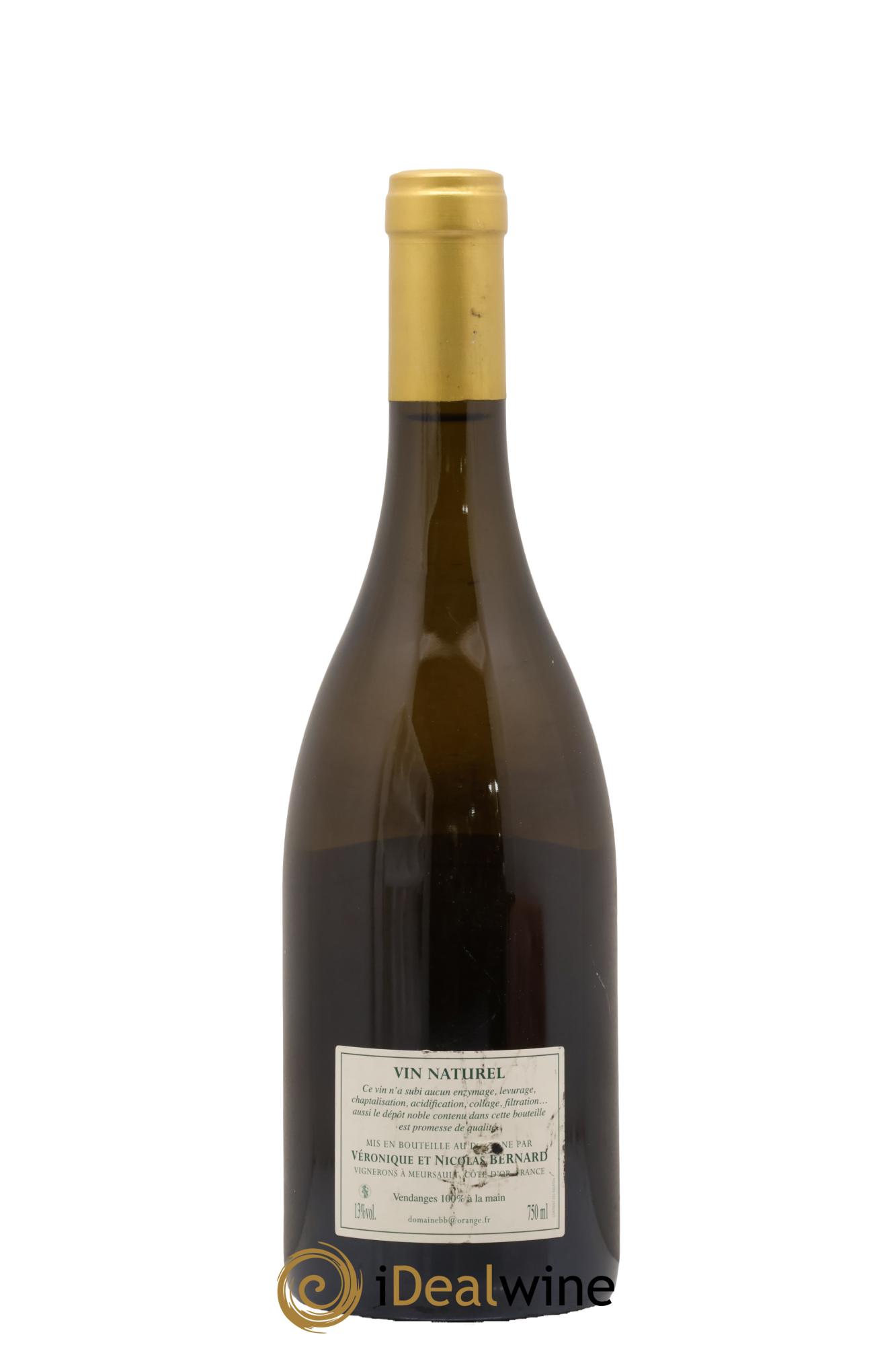 Meursault 1er Cru Les Charmes Dessus Bernard Bonin 2014 - Lot de 1 bouteille - 1