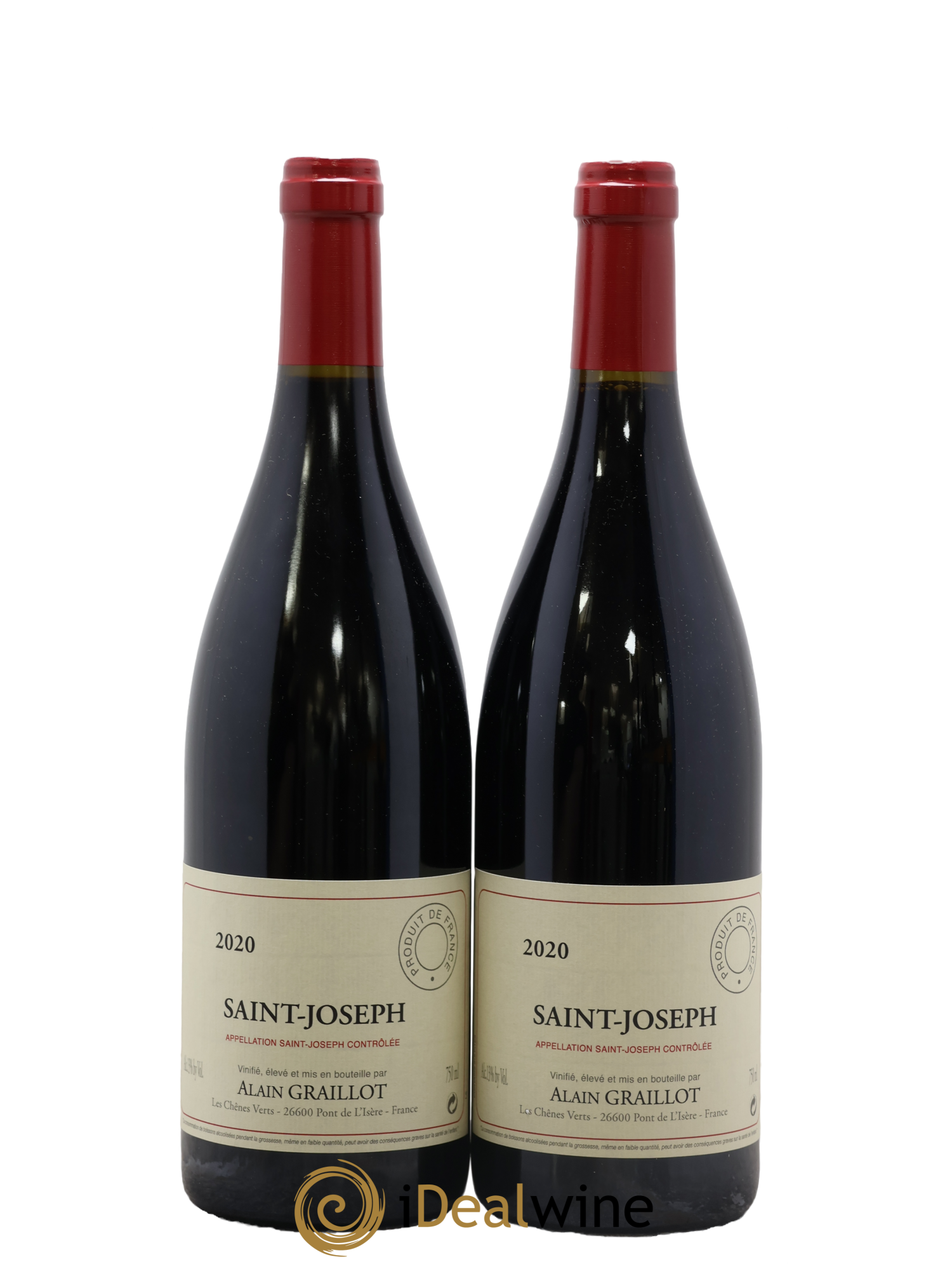 Saint-Joseph Domaine Graillot 2020 - Lotto di 2 bottiglie - 0