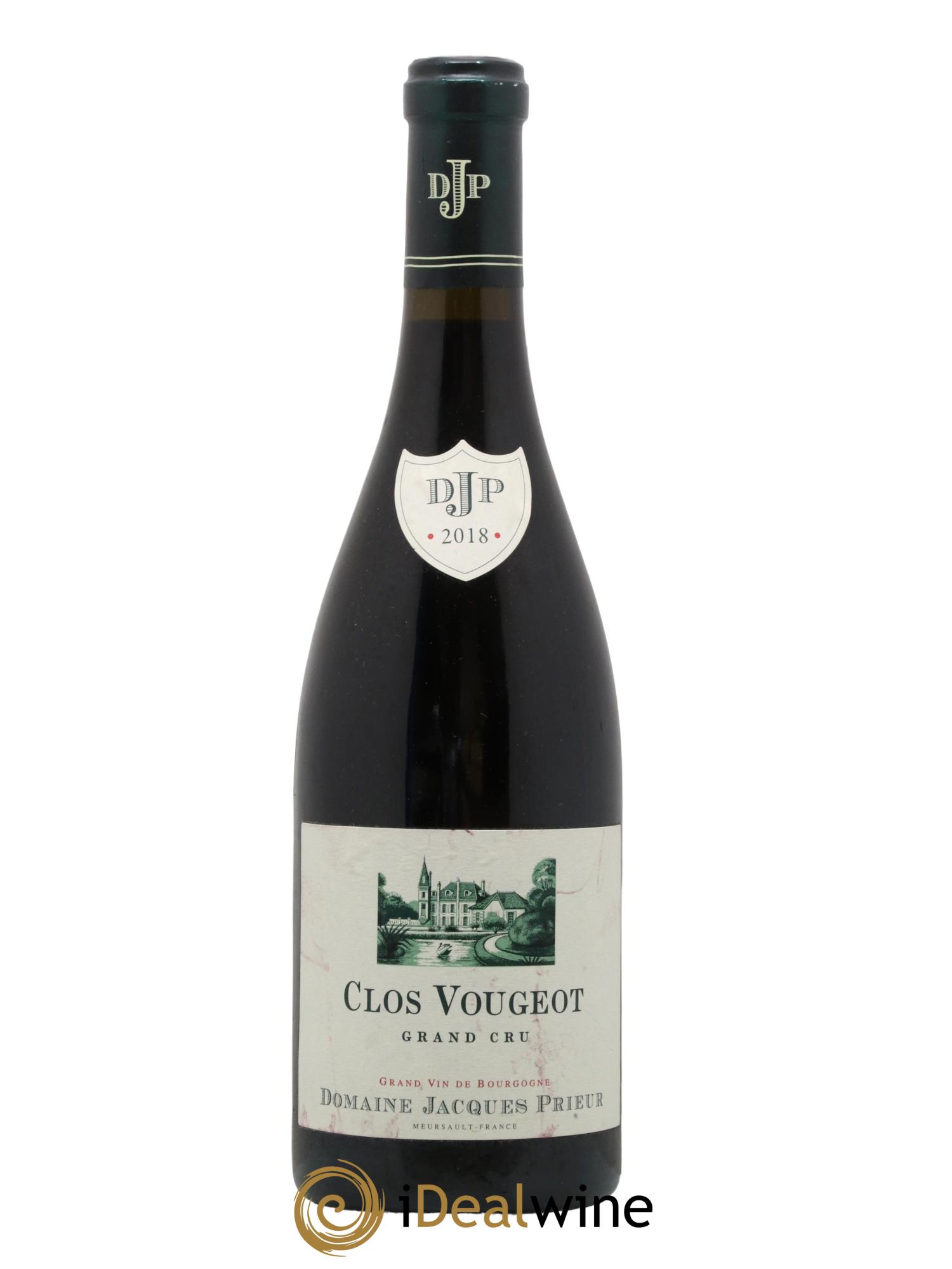 Clos de Vougeot Grand Cru Jacques Prieur (Domaine) 2018 - Lot de 1 bouteille - 0