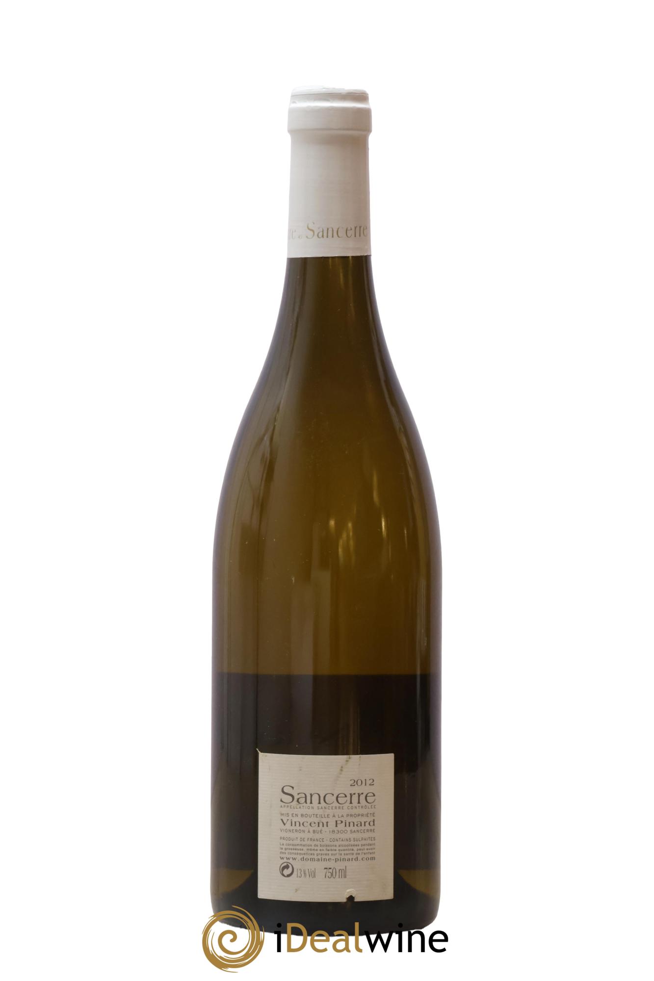 Sancerre Nuance Vincent Pinard 2012 - Posten von 1 Flasche - 1