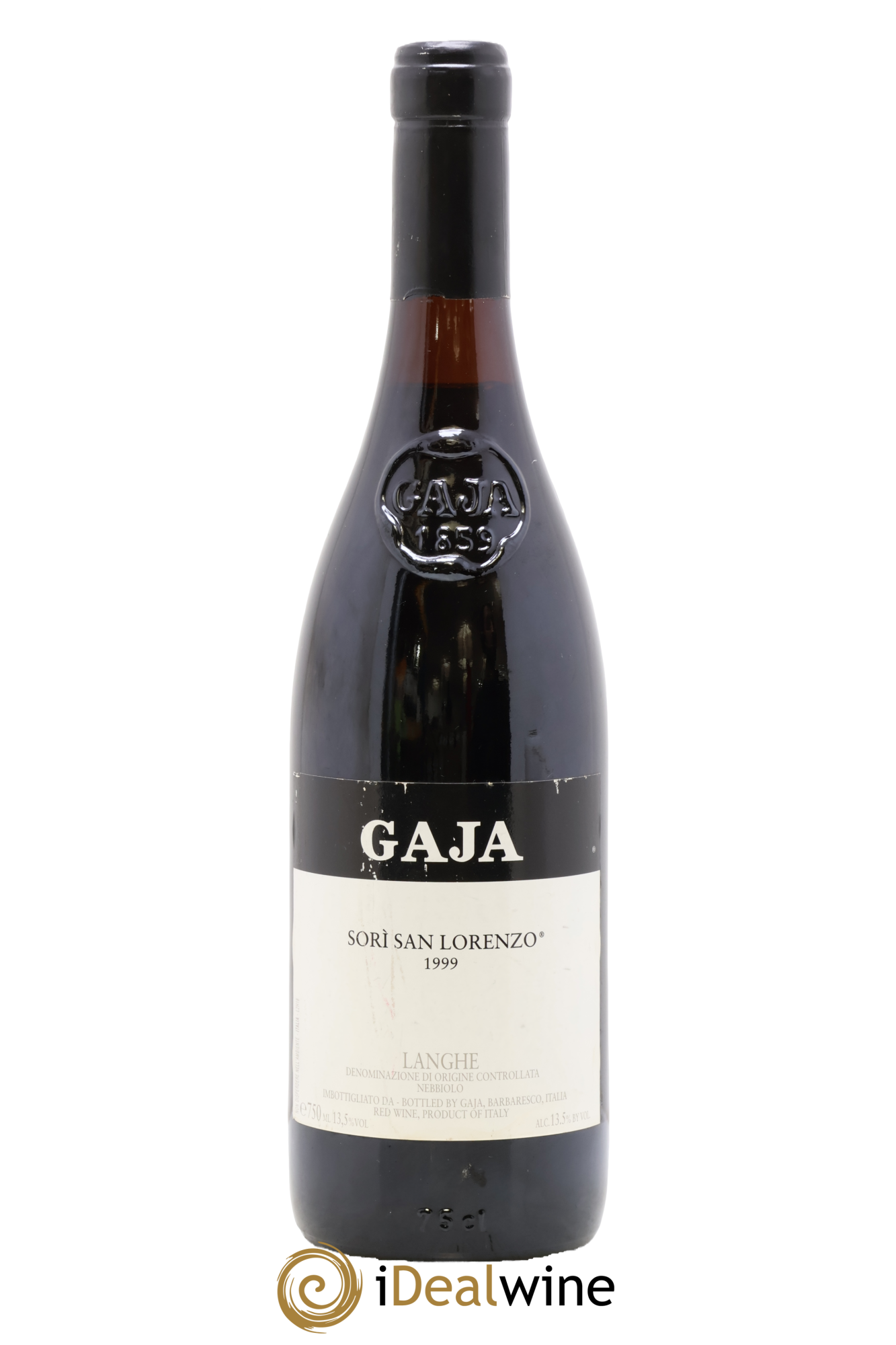 Langhe DOC Sori San Lorenzo Angelo Gaja 1999 - Posten von 1 Flasche - 0