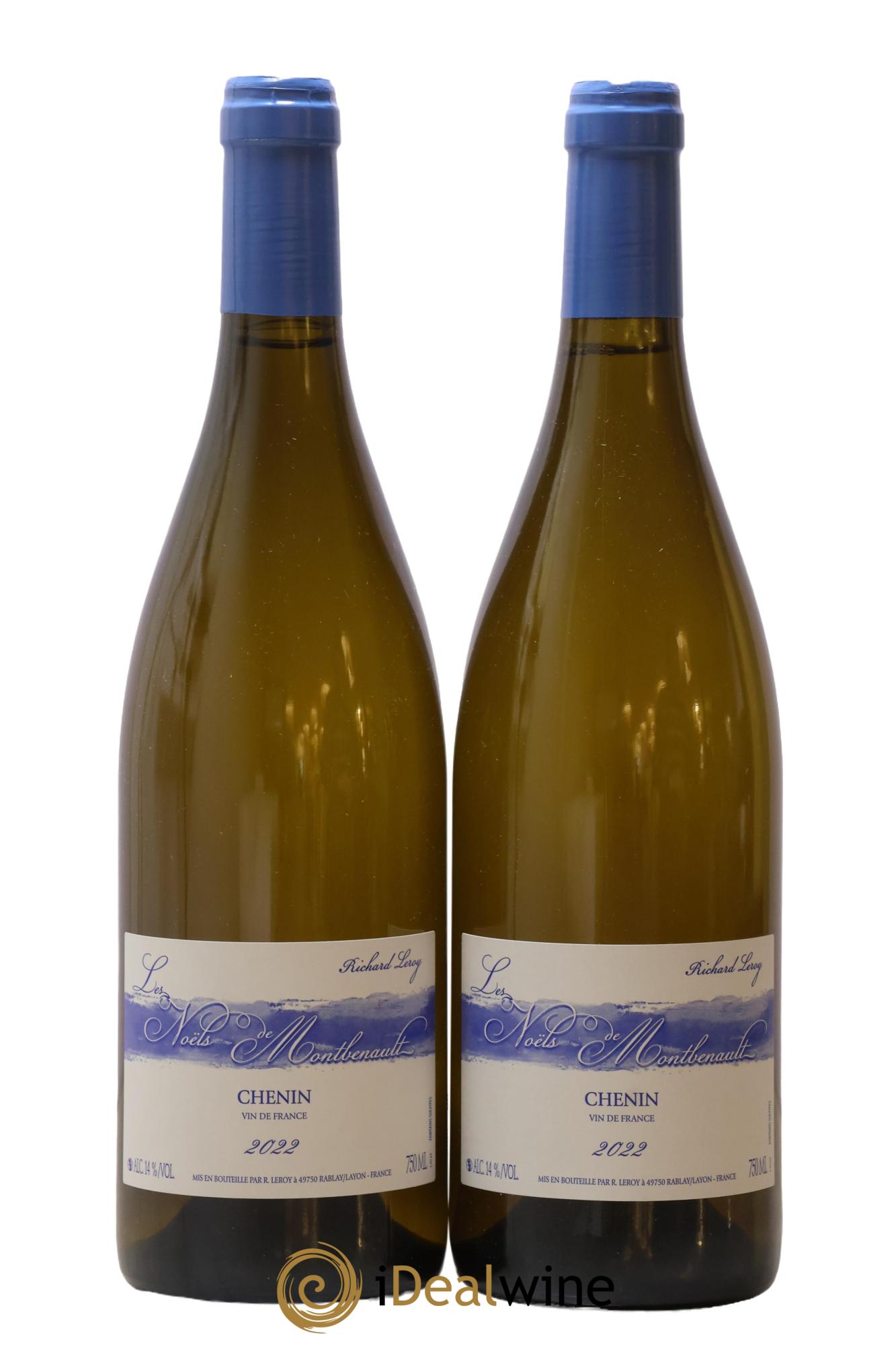 Vin de France Les Noëls de Montbenault Richard Leroy 2022 - Lot of 2 bottles - 0