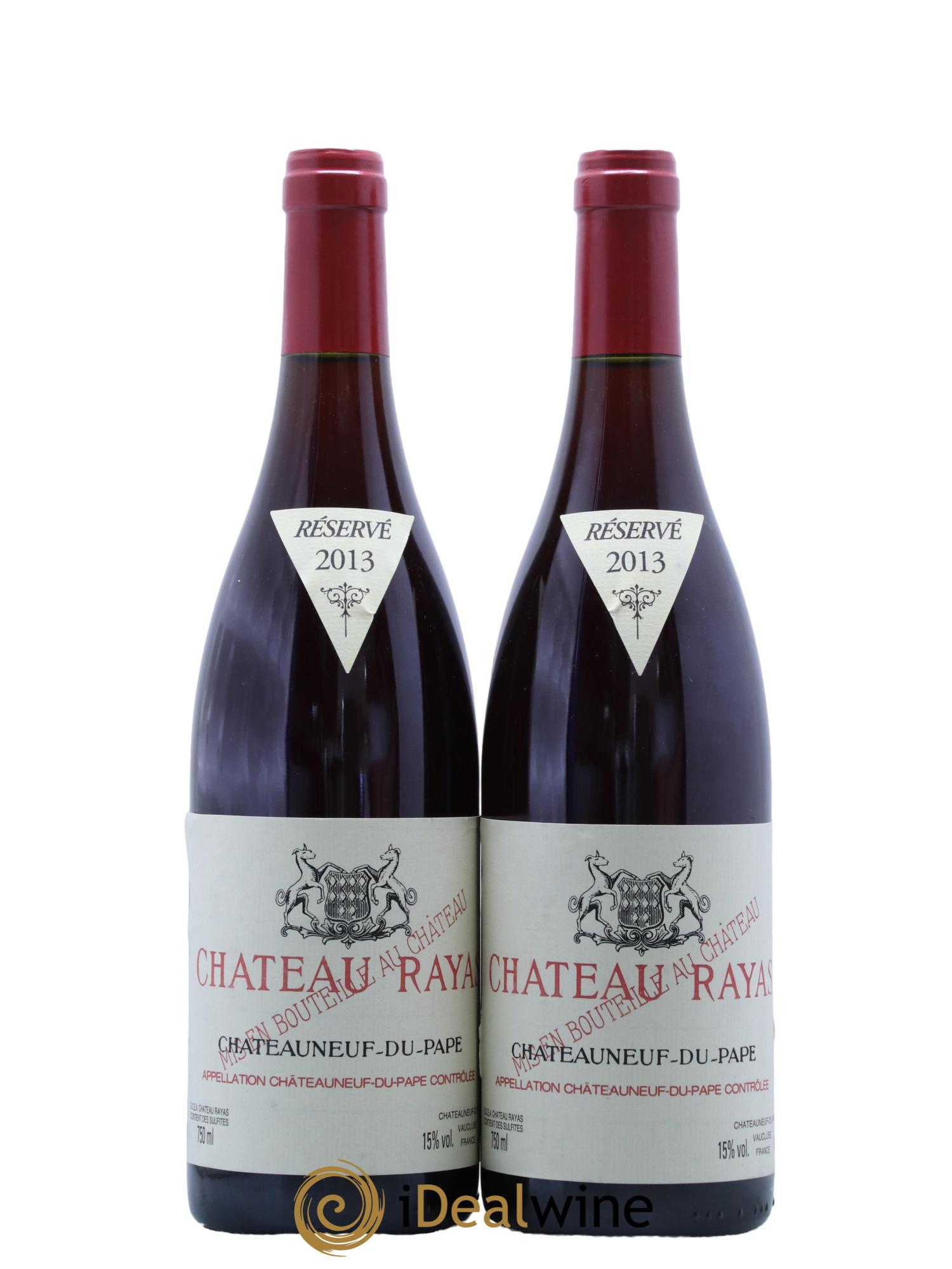 Châteauneuf-du-Pape Château Rayas Emmanuel Reynaud 2013 - Lot de 2 bouteilles - 0