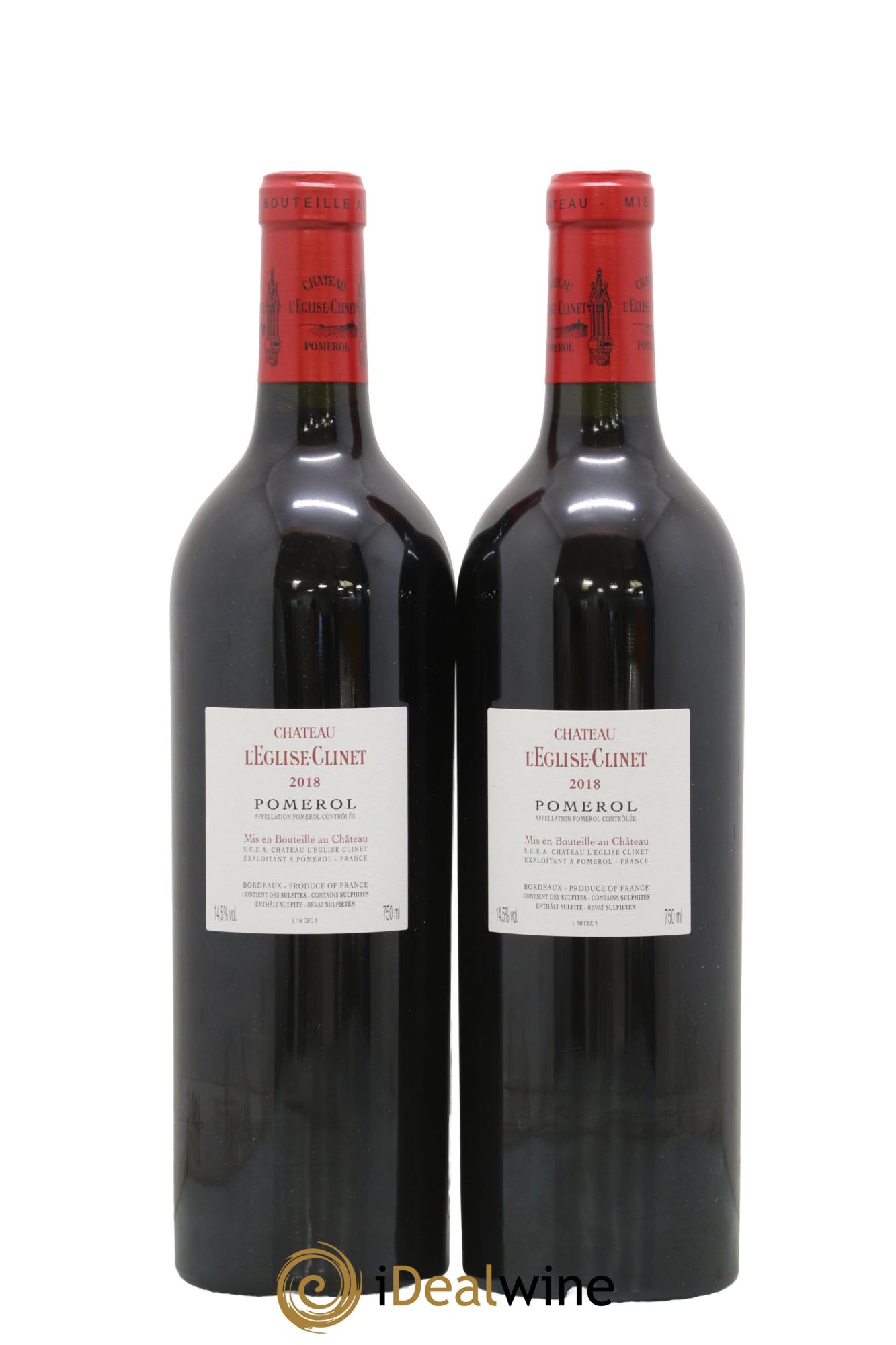 Château l' Église Clinet 2018 - Lot de 2 bouteilles - 1