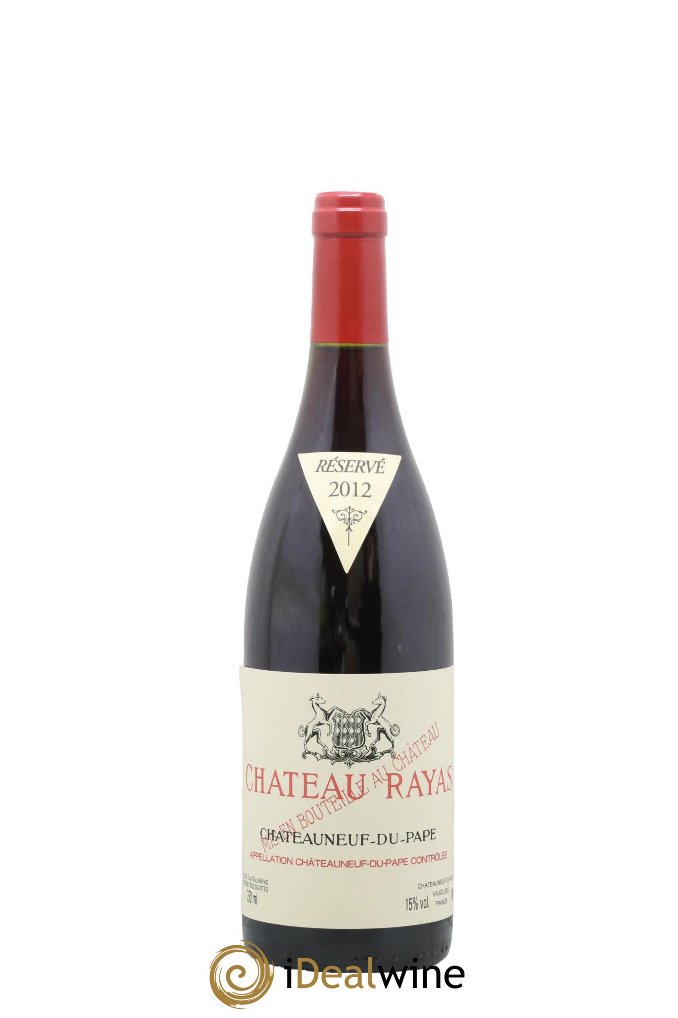 Châteauneuf-du-Pape Château Rayas Emmanuel Reynaud 2012 - Lot de 1 bouteille - 0