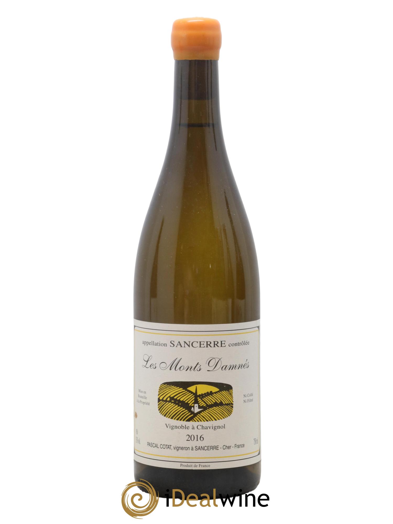 Sancerre Les Monts Damnés Pascal Cotat 2016 - Lot de 1 bouteille - 0
