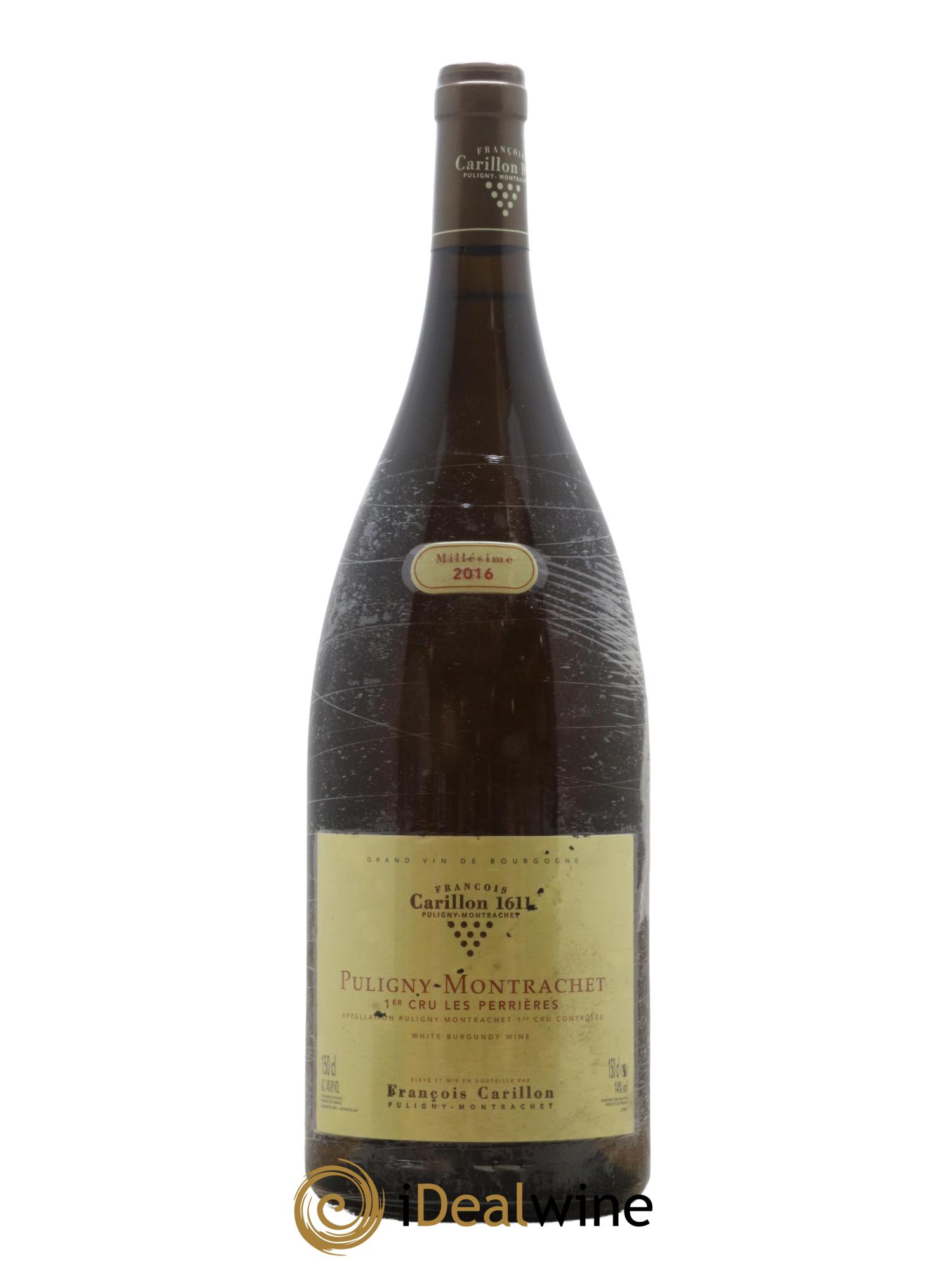 Puligny-Montrachet 1er Cru Les Perrières François Carillon 2016 - Lot de 1 magnum - 0