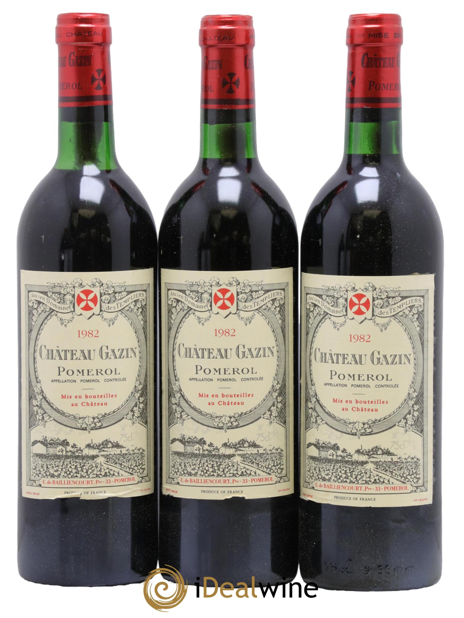 Château Gazin 1982 - Lot de 12 bouteilles - 4