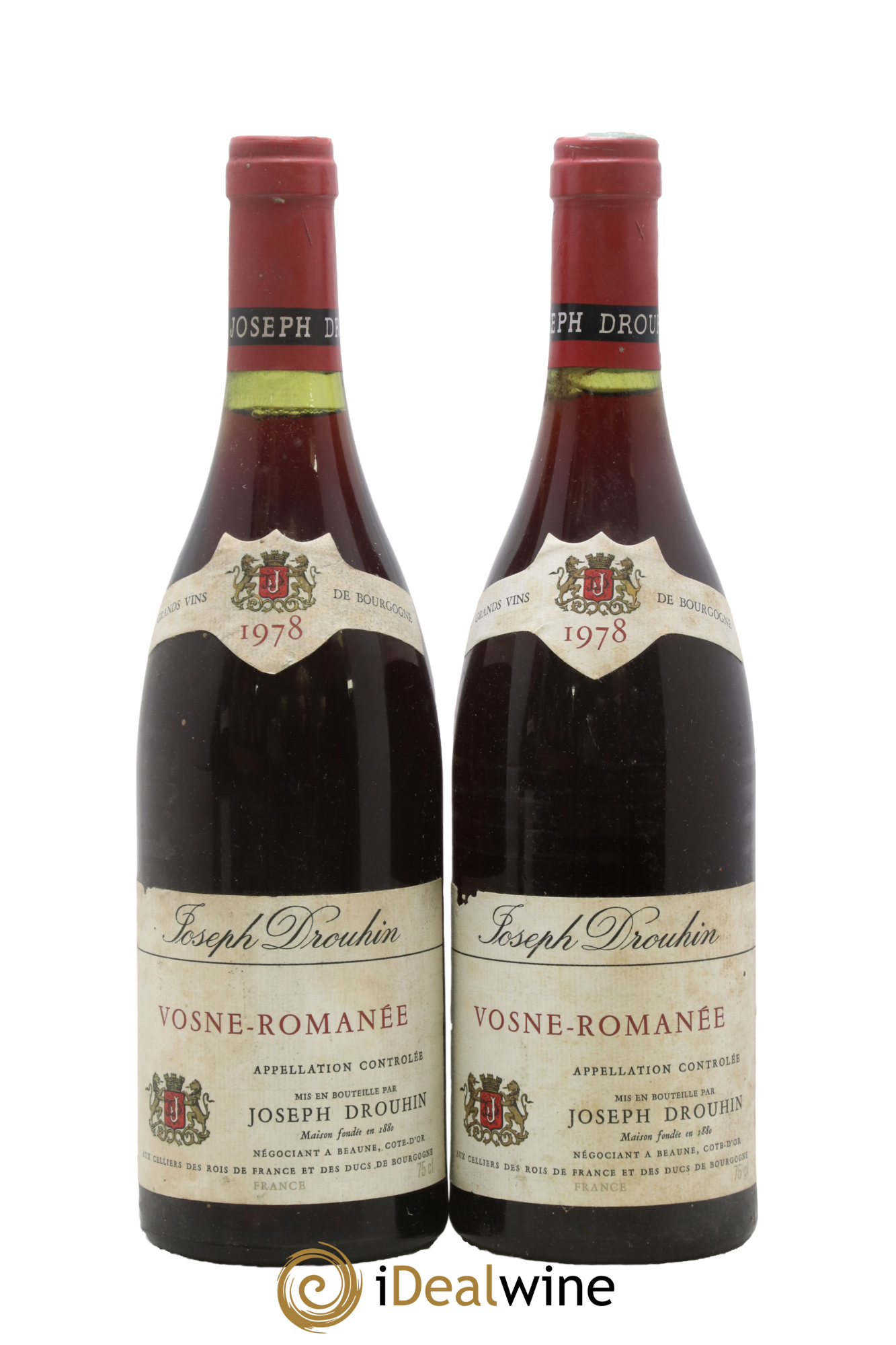 Vosne-Romanée Joseph Drouhin 1978 - Lot de 2 bouteilles - 0