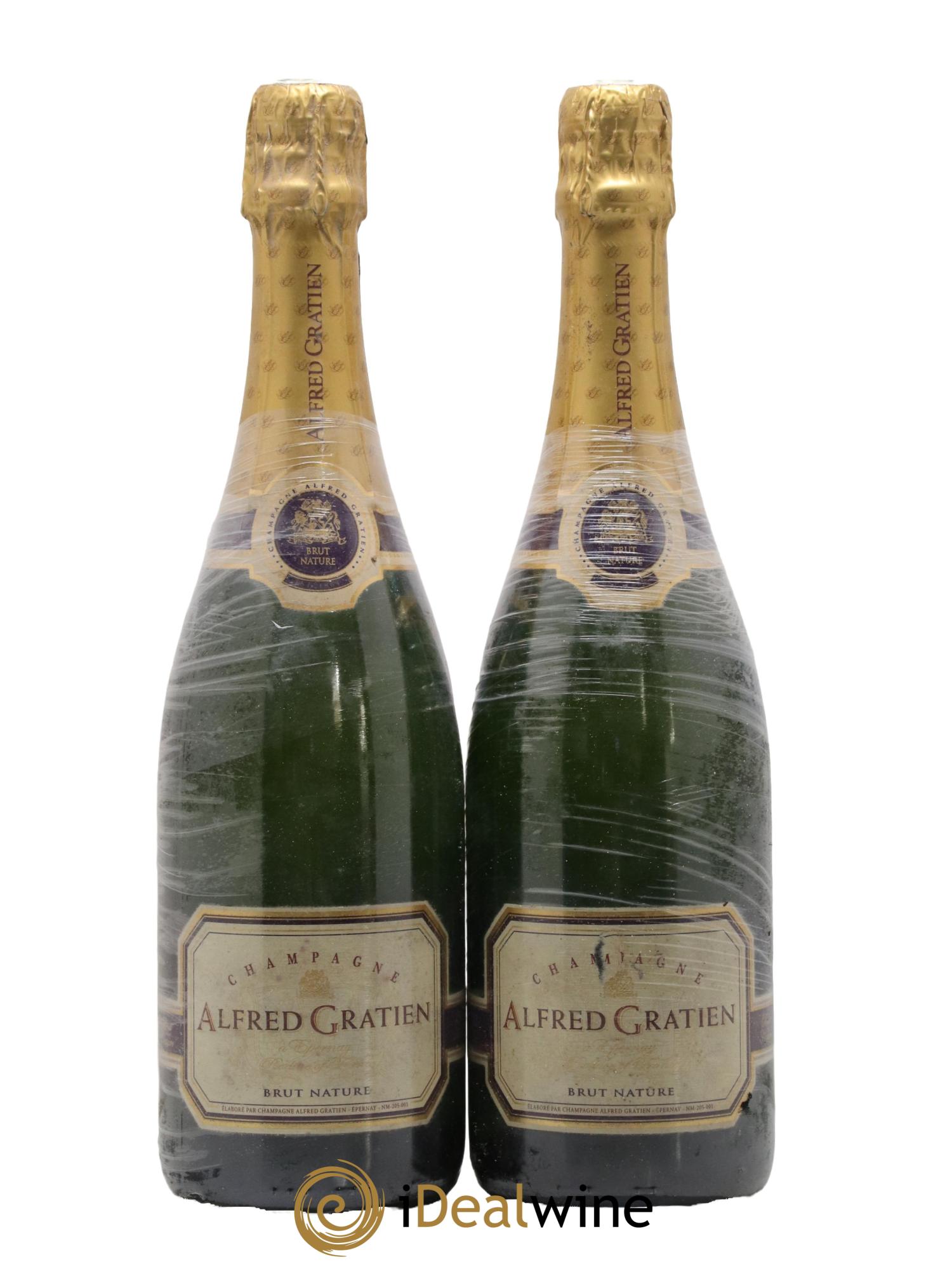 Champagne Brut Nature Maison Alfred Gratien - Lot of 2 bottles - 0