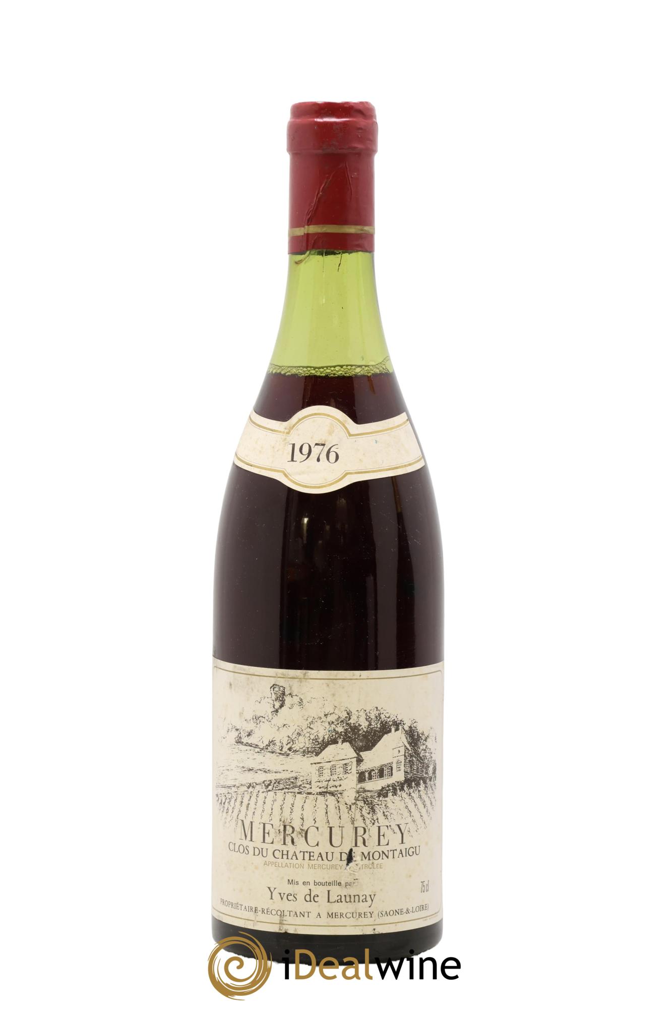Mercurey Clos Du Château De Montaigu Yves De Launay 1976 - Lot de 1 bouteille - 0