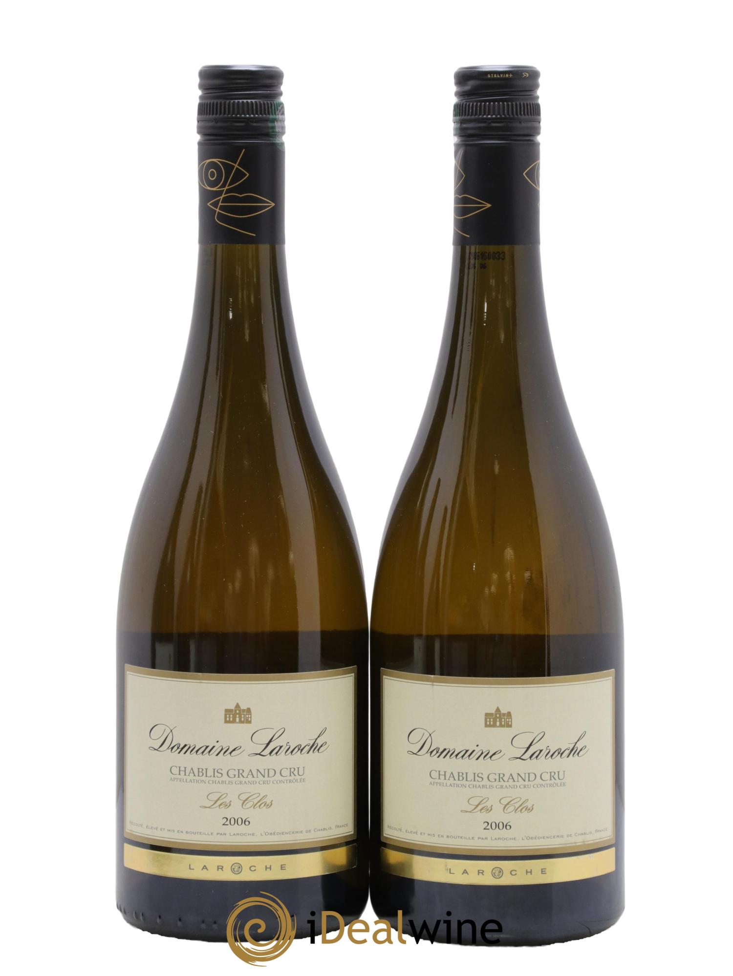 Chablis Grand Cru Les Clos Domaine Laroche 2006 - Posten von 2 Flaschen - 0