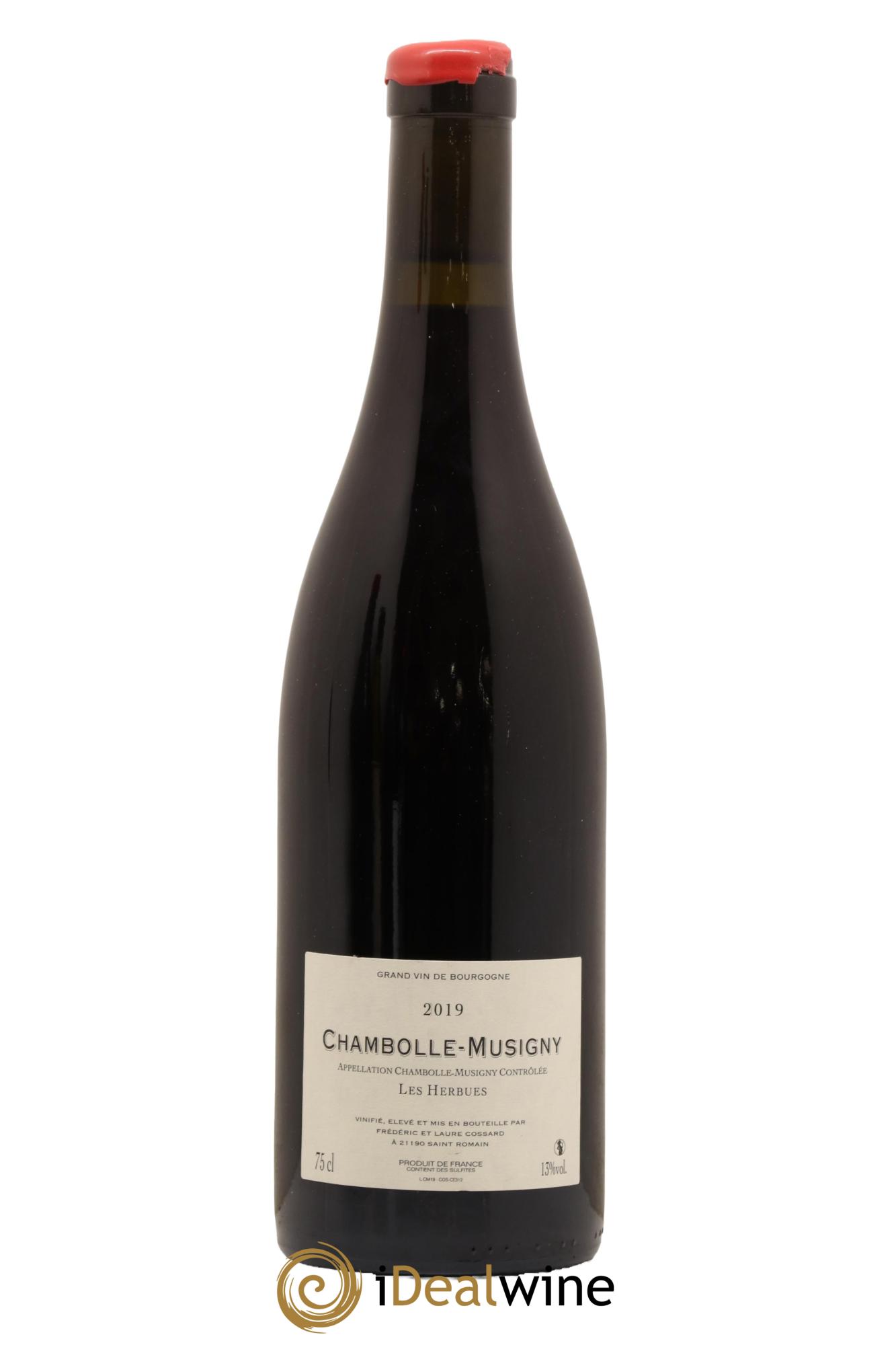 Chambolle-Musigny Les Herbues Domaine de Chassorney - Frédéric Cossard 2019 - Lot de 1 bouteille - 1