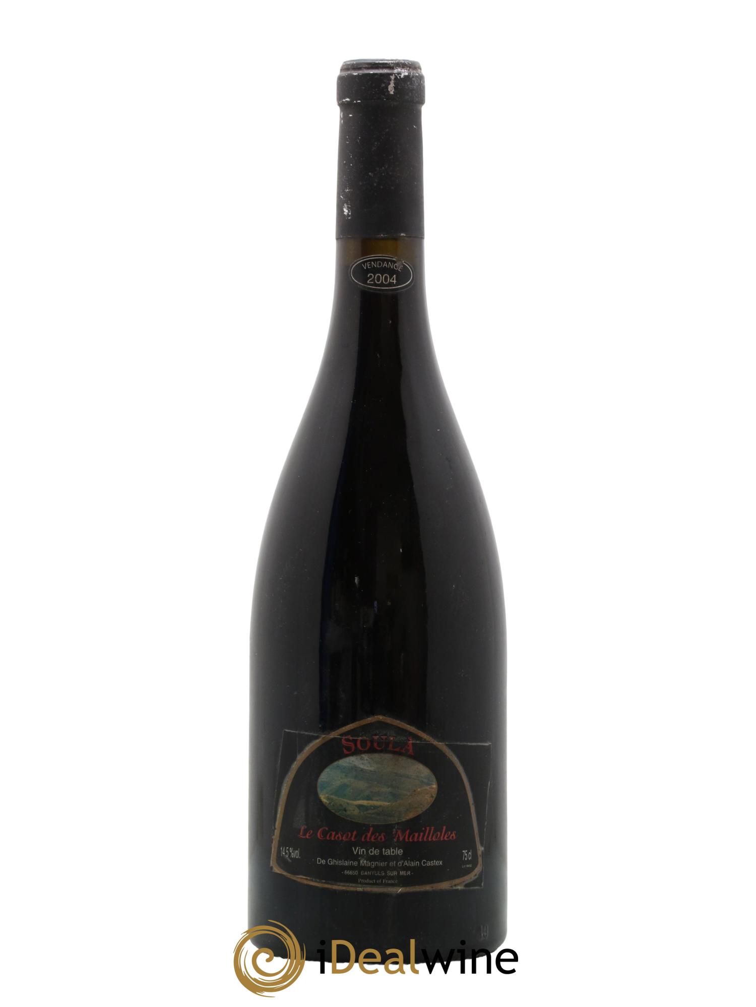 Vin de France Soula Le Casot des Mailloles Le Casot des Mailloles Le Soula 2004 - Lot de 1 bouteille - 0