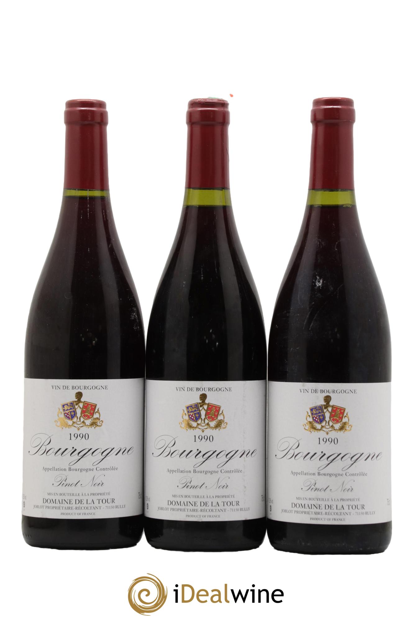 Bourgogne Domaine de la Tour 1990 - Lot de 6 bouteilles - 2