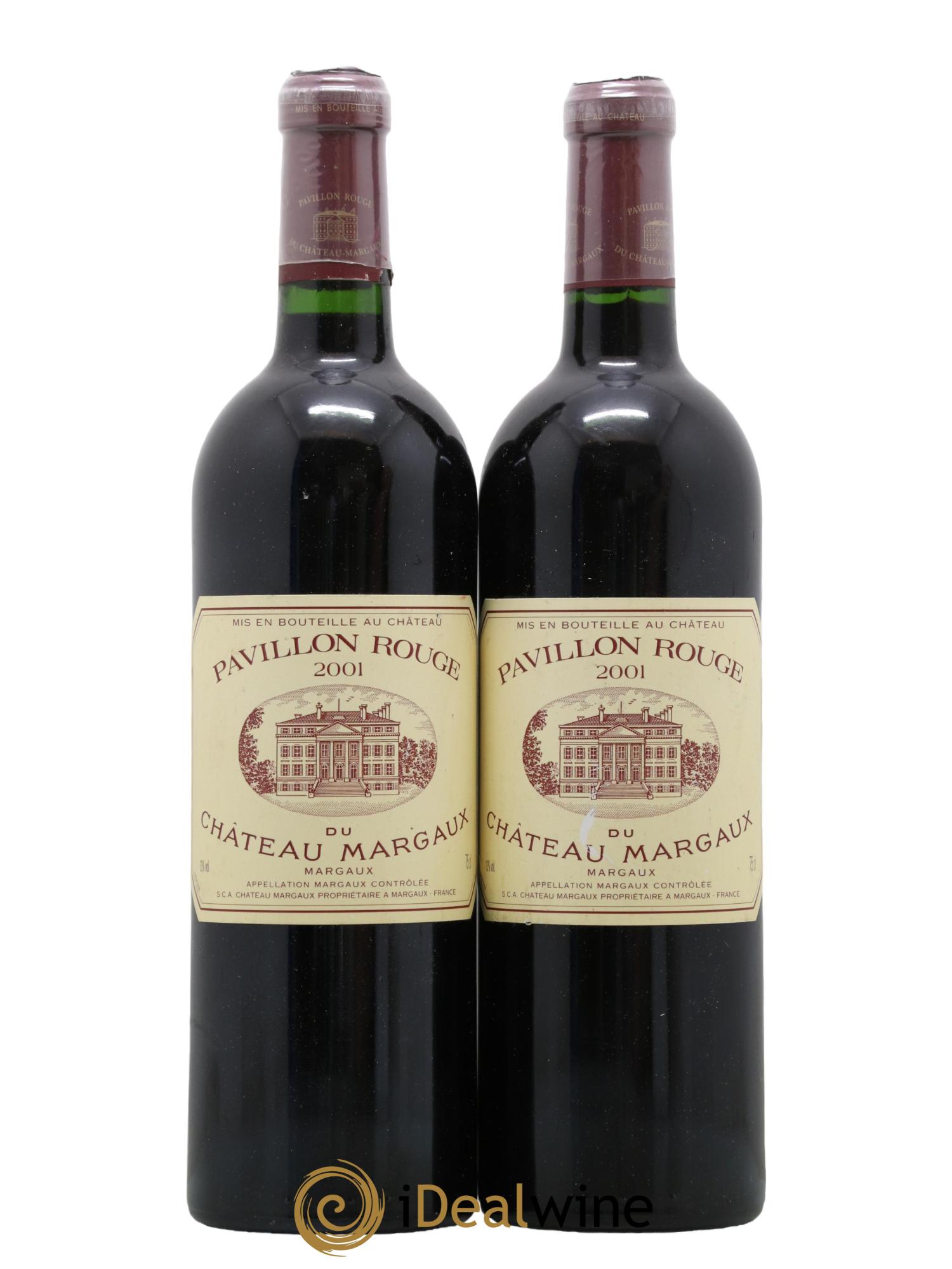 Pavillon Rouge du Château Margaux Second Vin 2001 - Lot de 2 bouteilles - 0