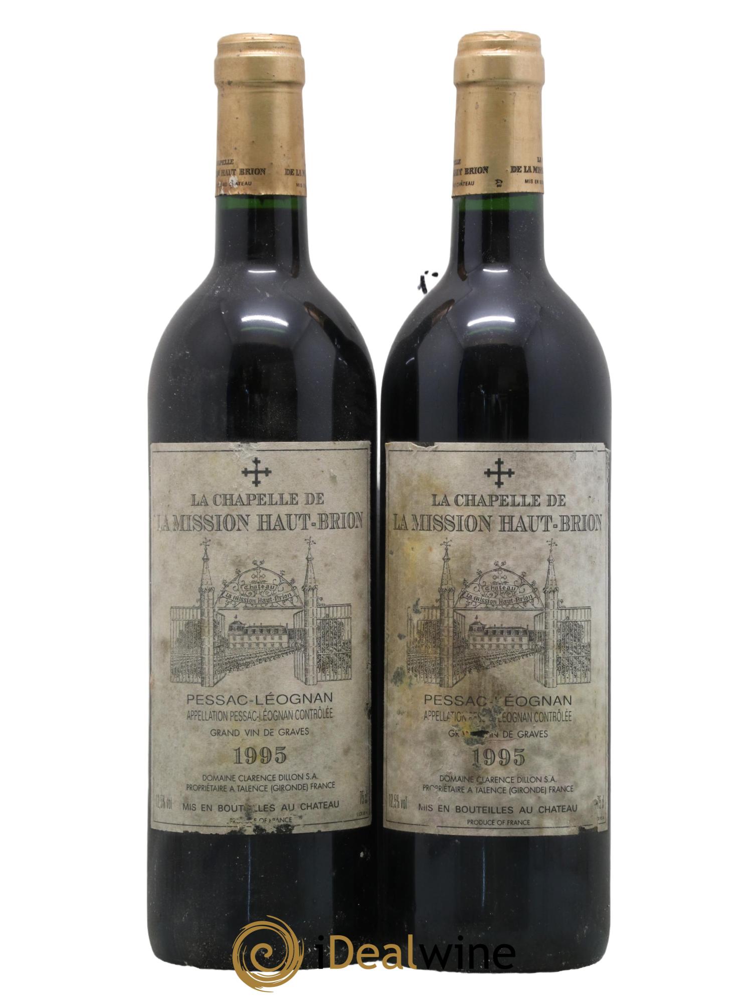 La Chapelle de La Mission Haut-Brion Second Vin 1995 - Lot de 2 bouteilles - 0