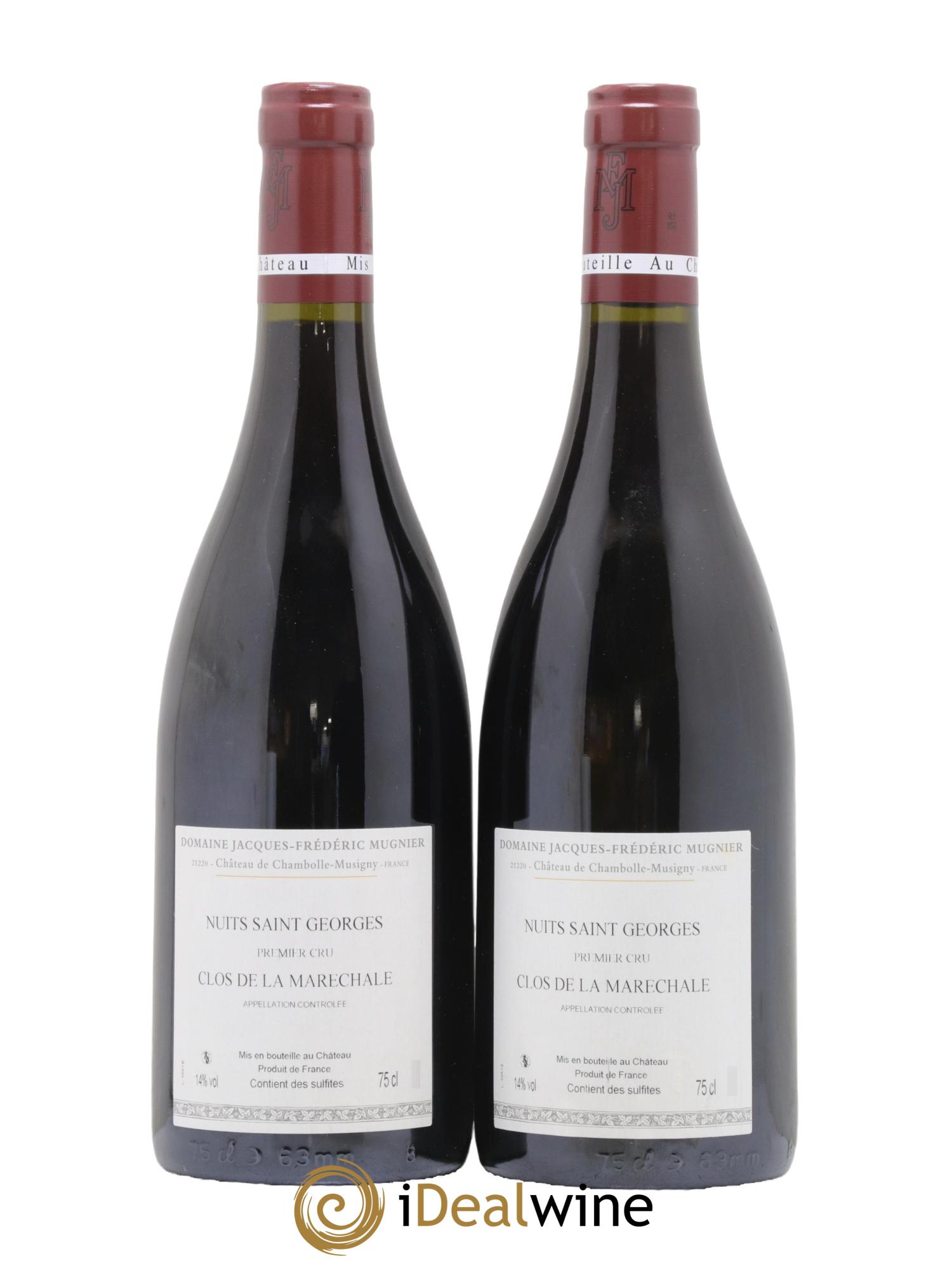 Nuits-Saint-Georges 1er Cru Clos de La Maréchale Jacques-Frédéric Mugnier 2018 - Lotto di 2 bottiglie - 1