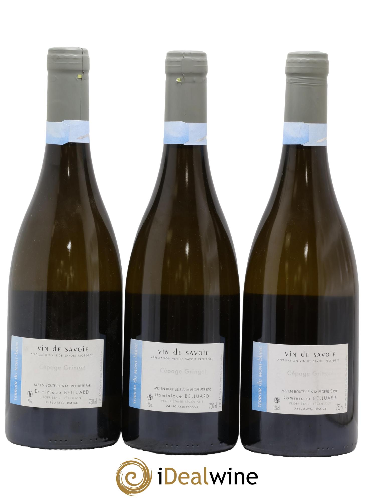 Vin de Savoie Eponyme Domaine Belluard 2020 - Lot de 3 bouteilles - 1