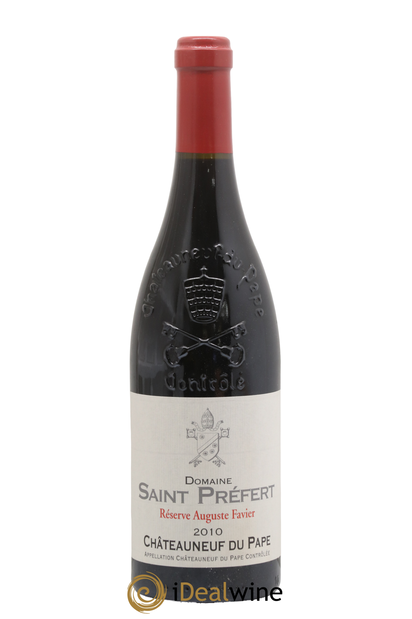 Châteauneuf-du-Pape Réserve Auguste Favier Domaine Saint-Préfert 2010 - Lot of 1 bottle - 0