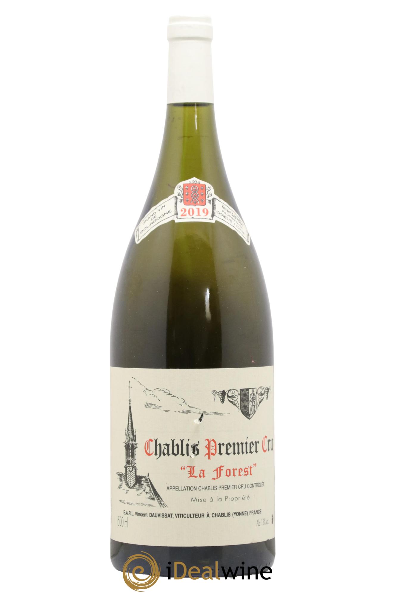 Chablis 1er Cru La Forest Vincent Dauvissat (Domaine) 2019 - Lot de 1 magnum - 0