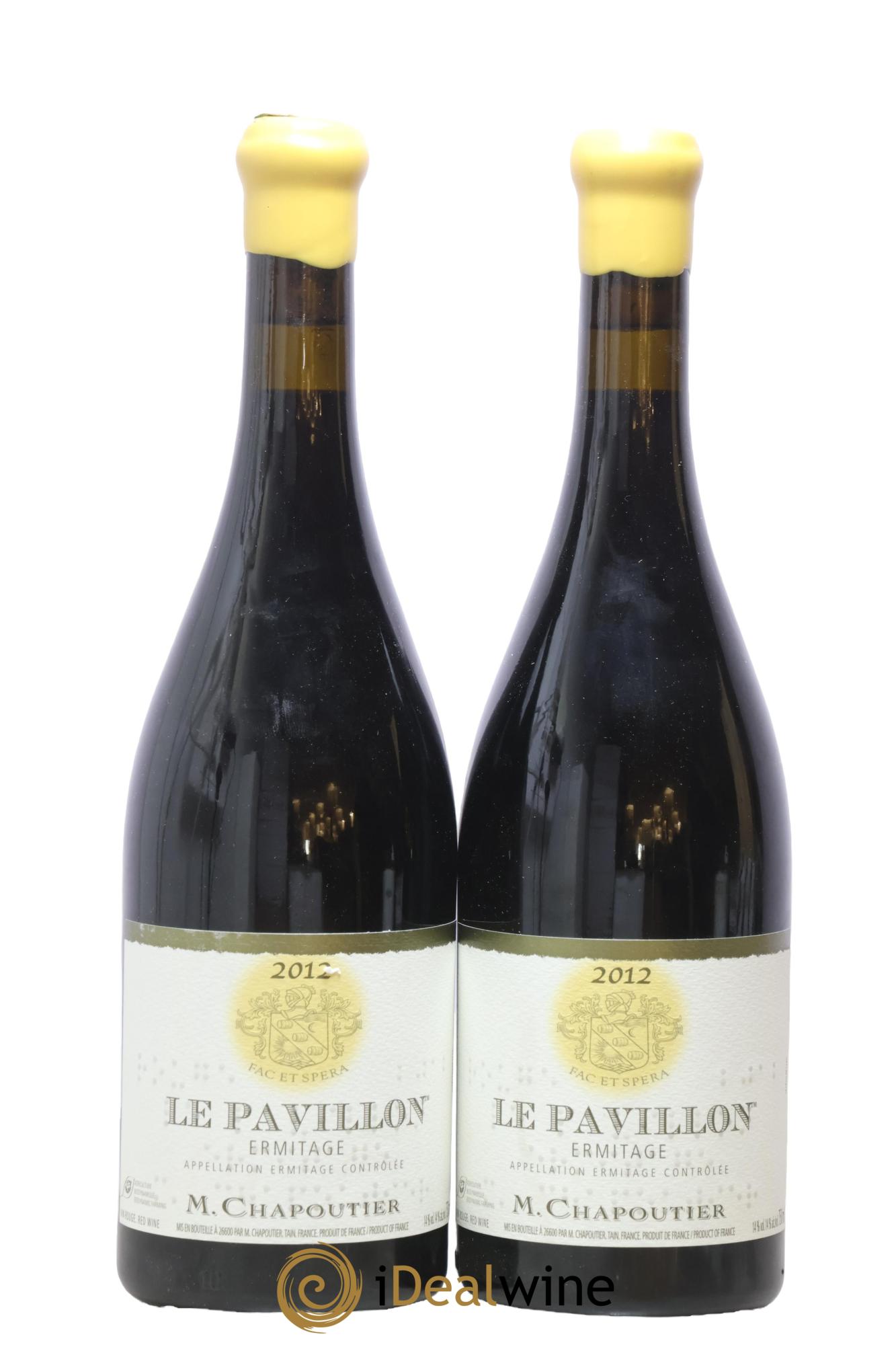 Hermitage Ermitage Le Pavillon Chapoutier 2012 - Lot of 2 bottles - 0